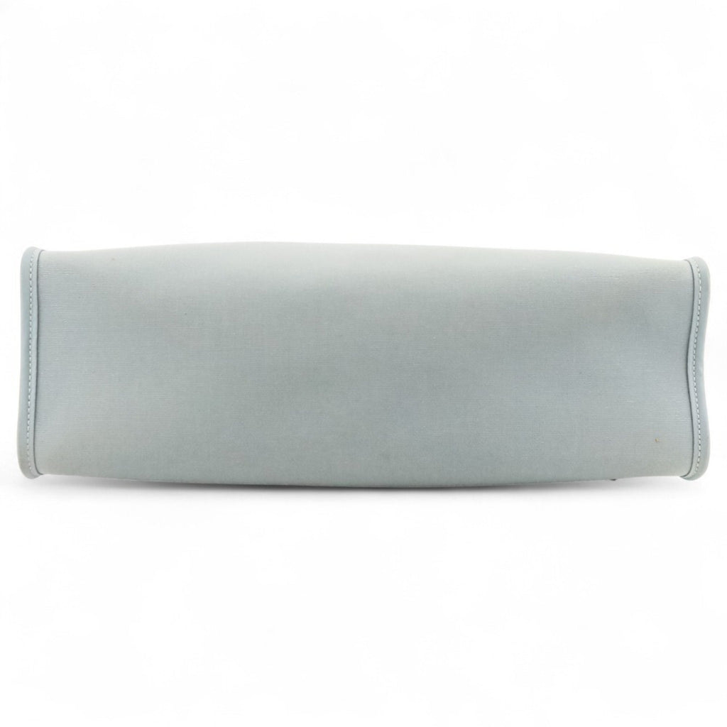 HMS Hermes Airbag Zip PM 2-way Handbag/Shoulder Bag, T Stamp, Blue/Brown, Women's