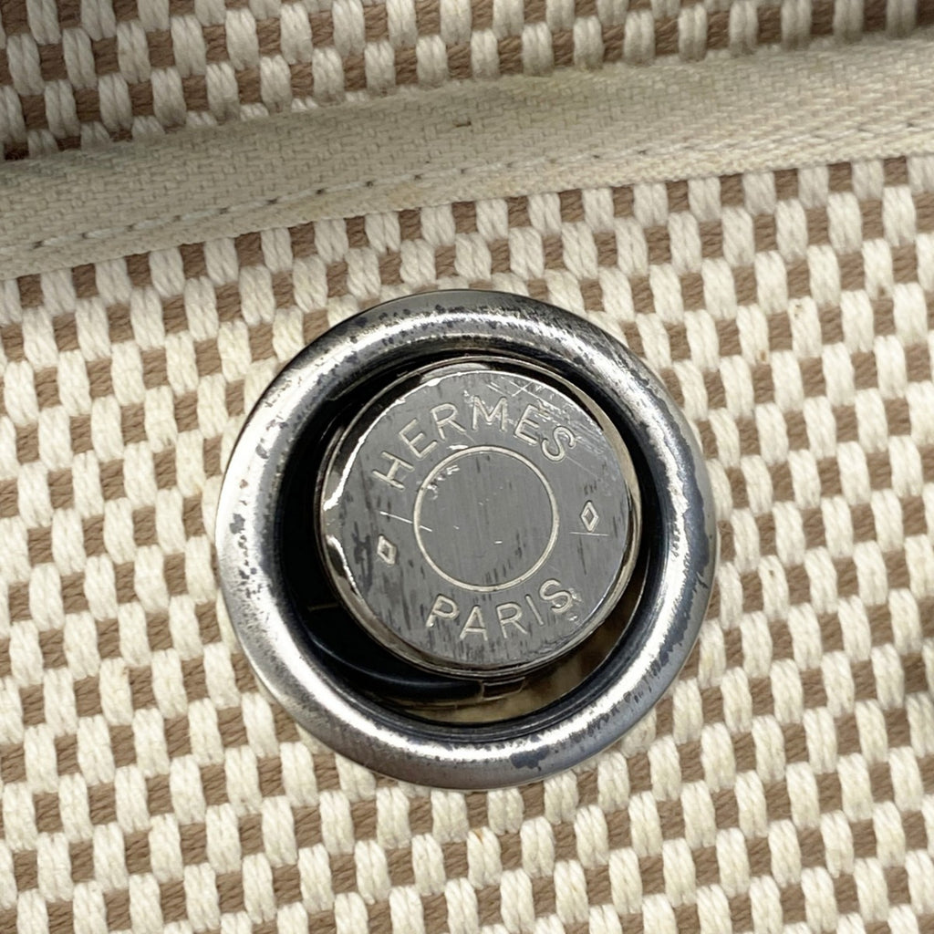 HMS Hermès Handbag, Airbag PM, Toile GM, Black, G Stamp, 2-Way Bag for Women