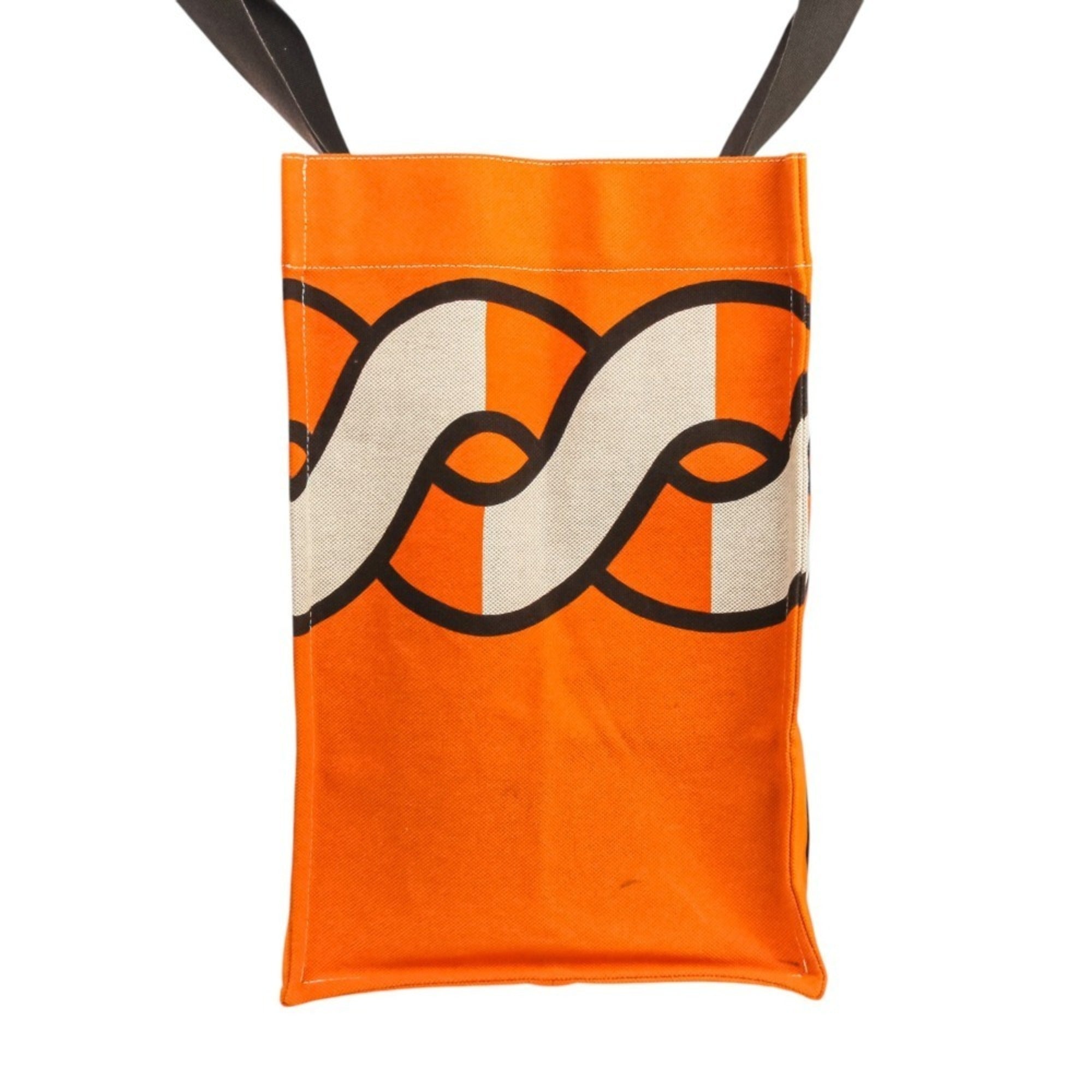 HMS Sebas de Plage Tote Bag Beach Torsade Marine Orange Brown Women's