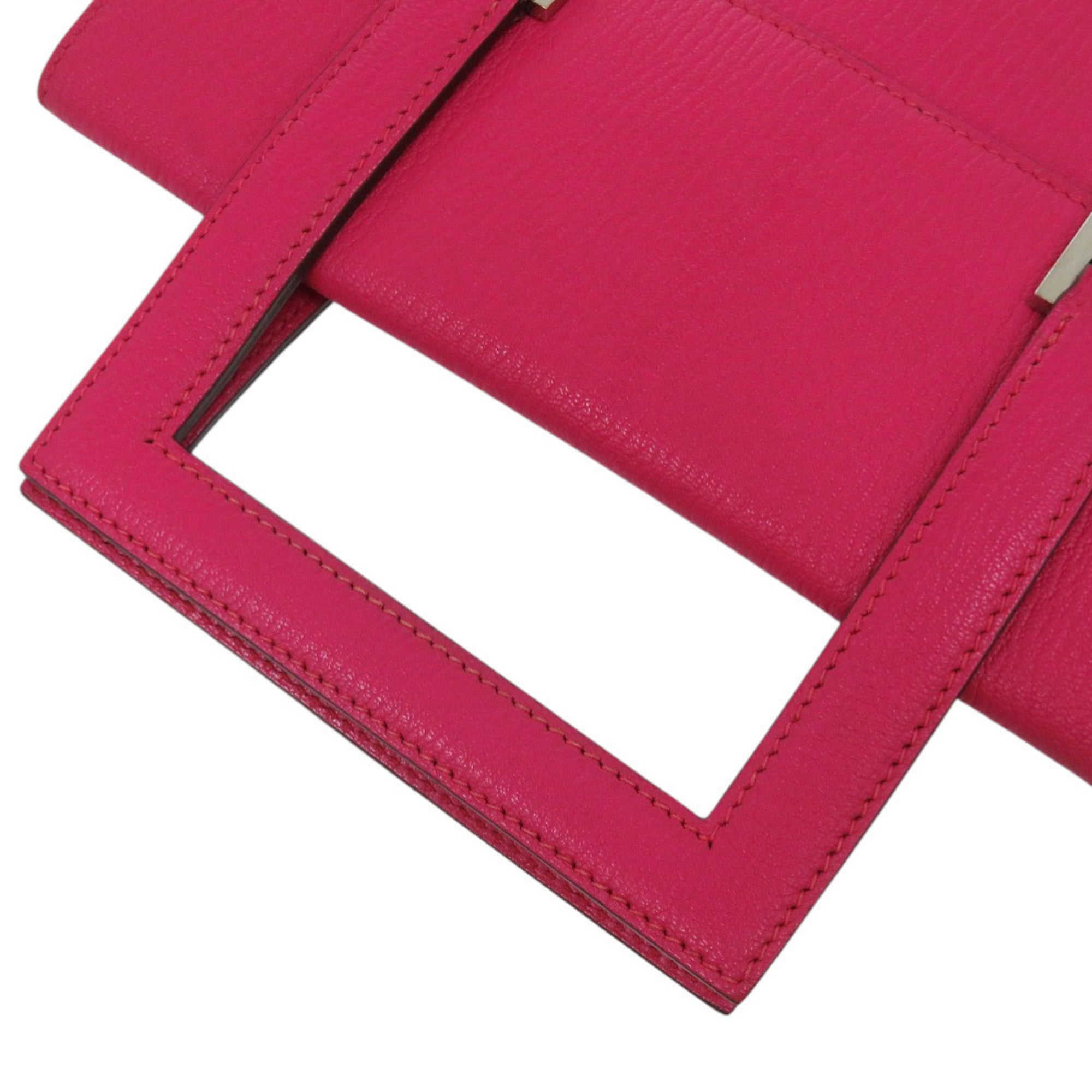 HMS 365 Chevre Rose Shocking Handbag 1017 HERMES