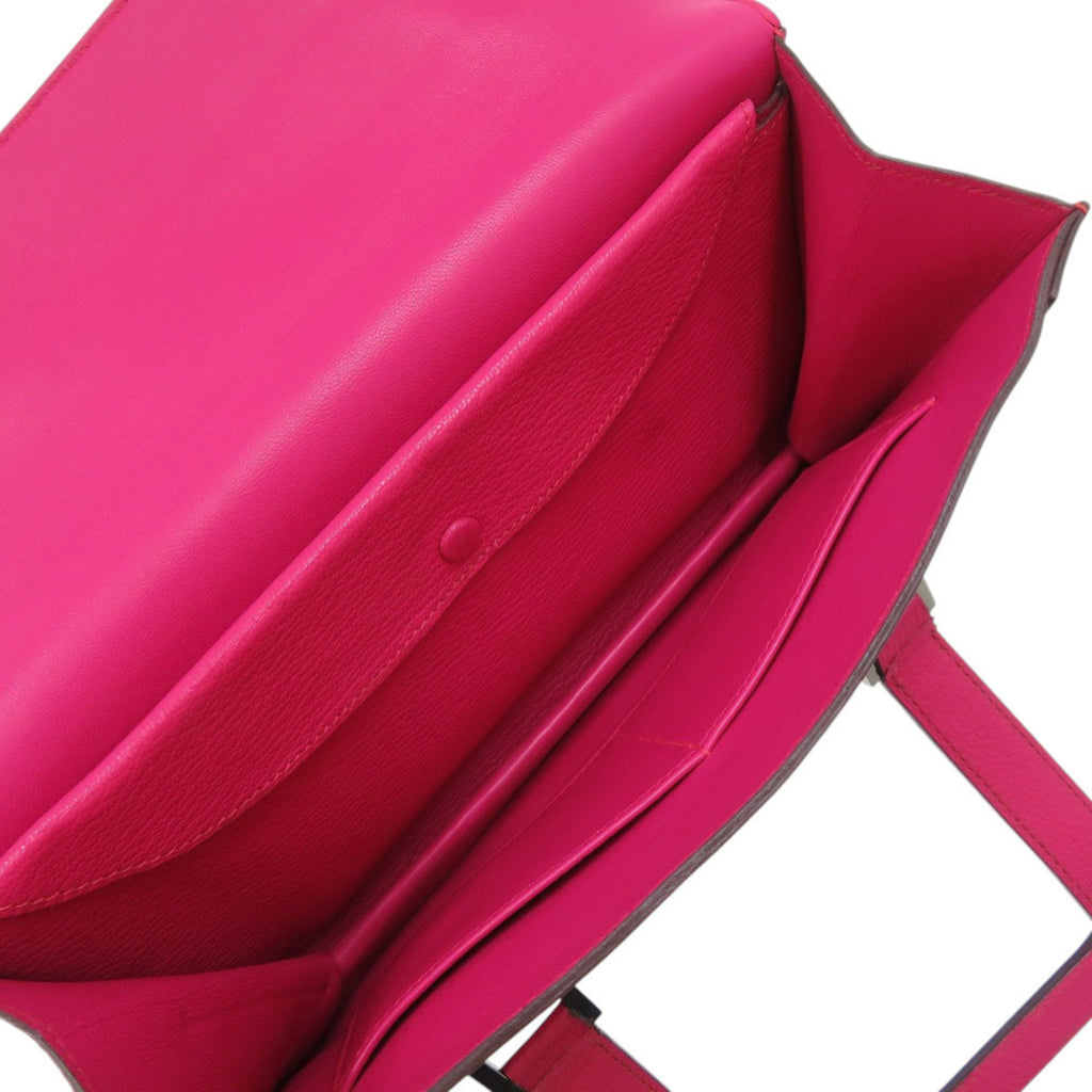 HMS 365 Chevre Rose Shocking Handbag 1017 HERMES