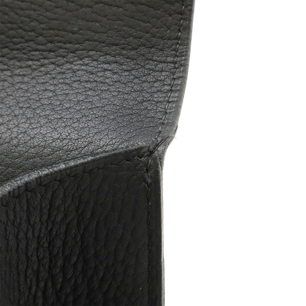 HMS Etrivière Document Bag Handbag Fjord Black H Stamp