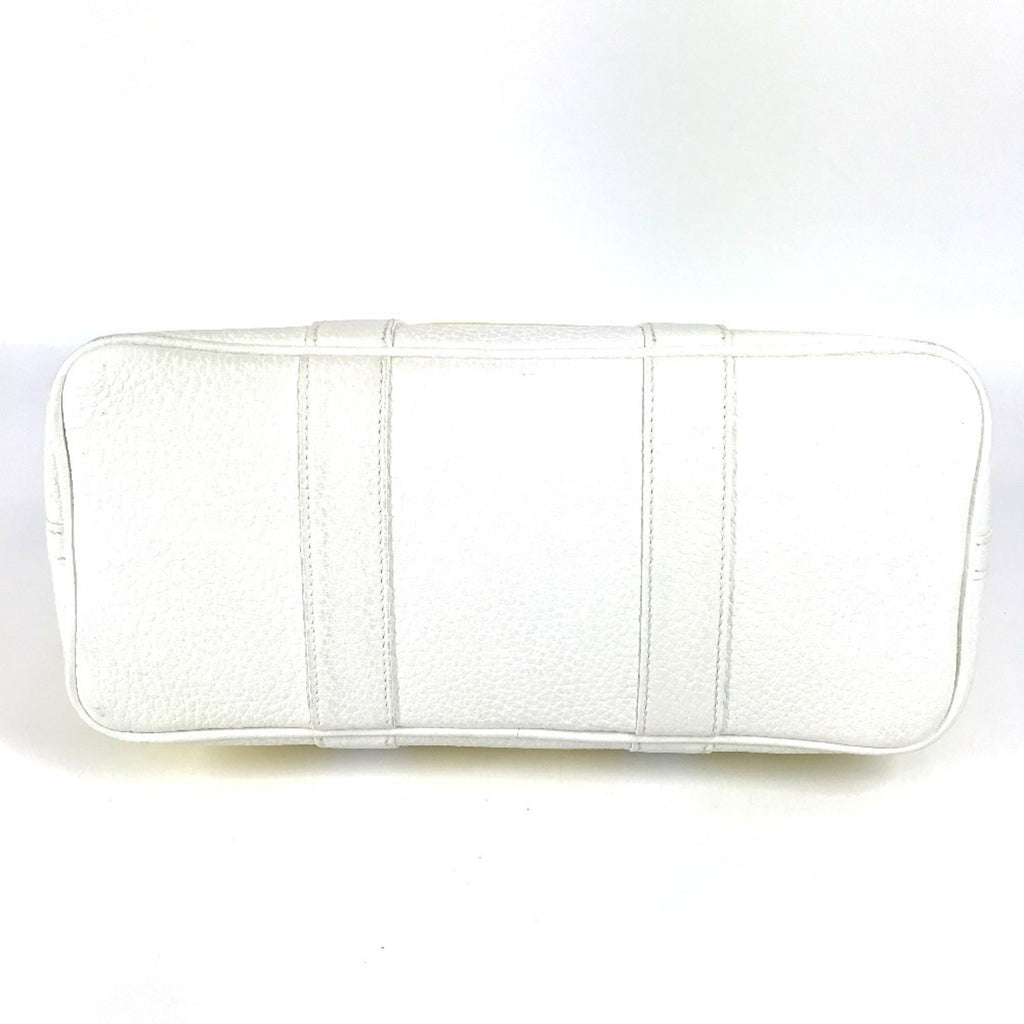 HMS Garden Party TPM Tote Bag, Toile H Leather, Yellow, Women's