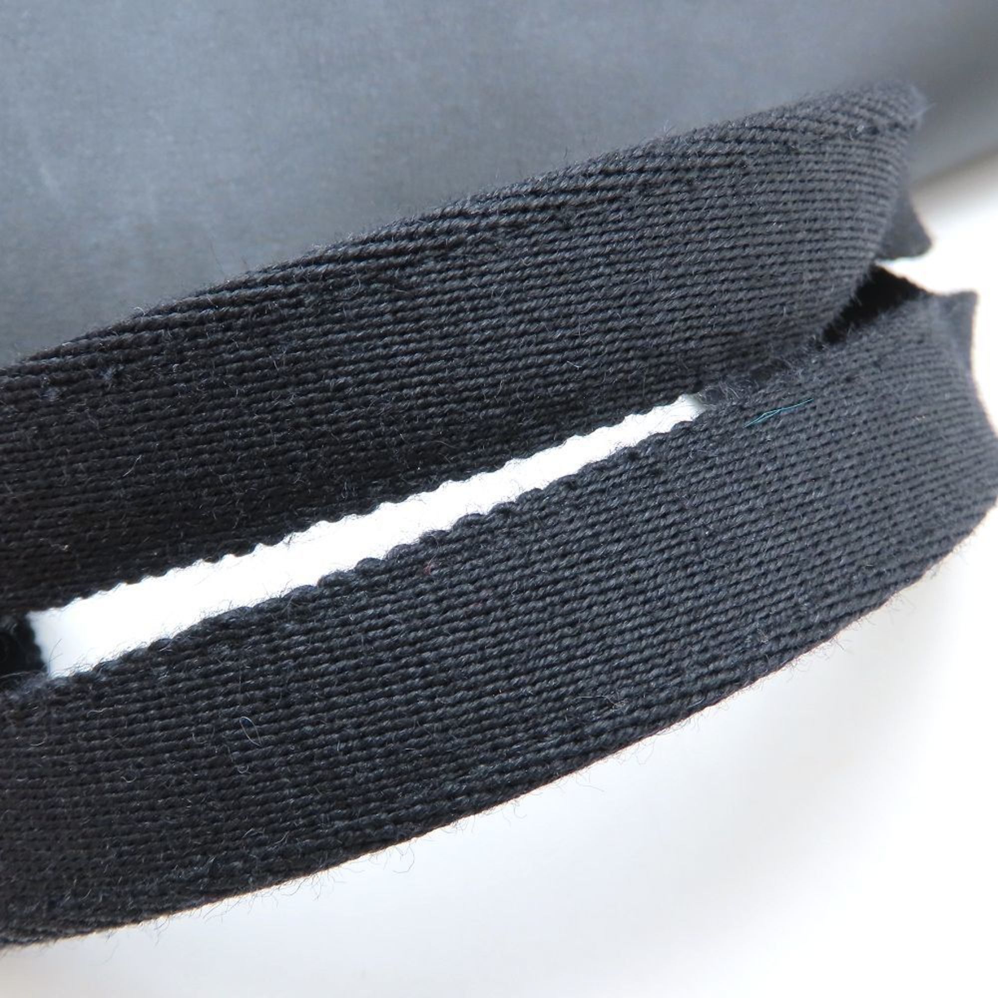 HMS Valparaiso GM handbag, 2009, leather and canvas, black, women's, model number 352844, stamped with "M".