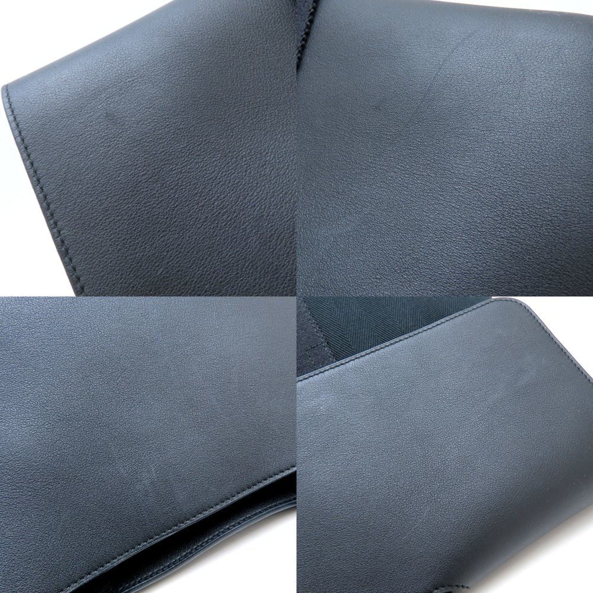 HMS Valparaiso GM handbag, 2009, leather and canvas, black, women's, model number 352844, stamped with "M".