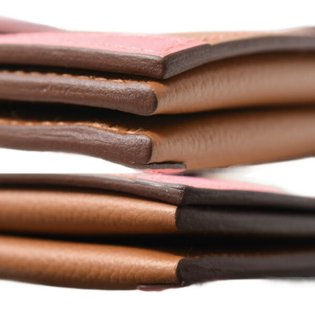 HMS Women's Shoulder Bag H Passant Clutch Y Stamp Evercolor Brown HERMES