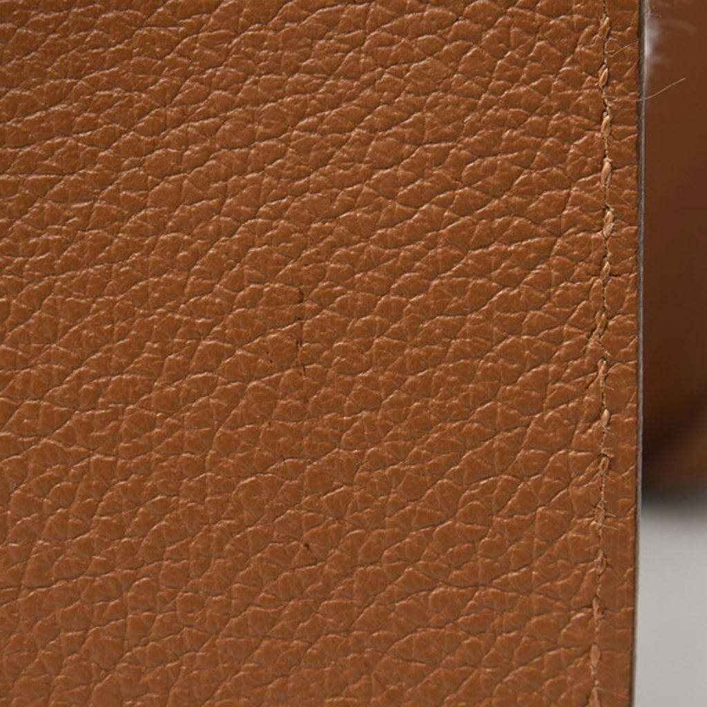 HMS Women's Shoulder Bag H Passant Clutch Y Stamp Evercolor Brown HERMES