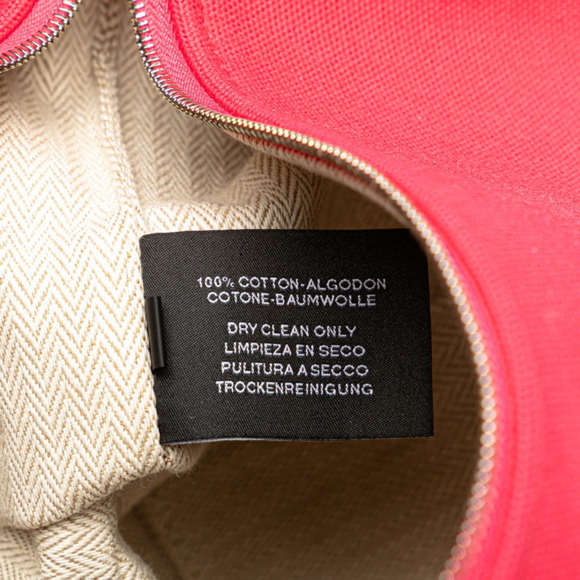 HMS Brid A Black GM Handbag, Hibiscus Pink Canvas, Women's, HERMES