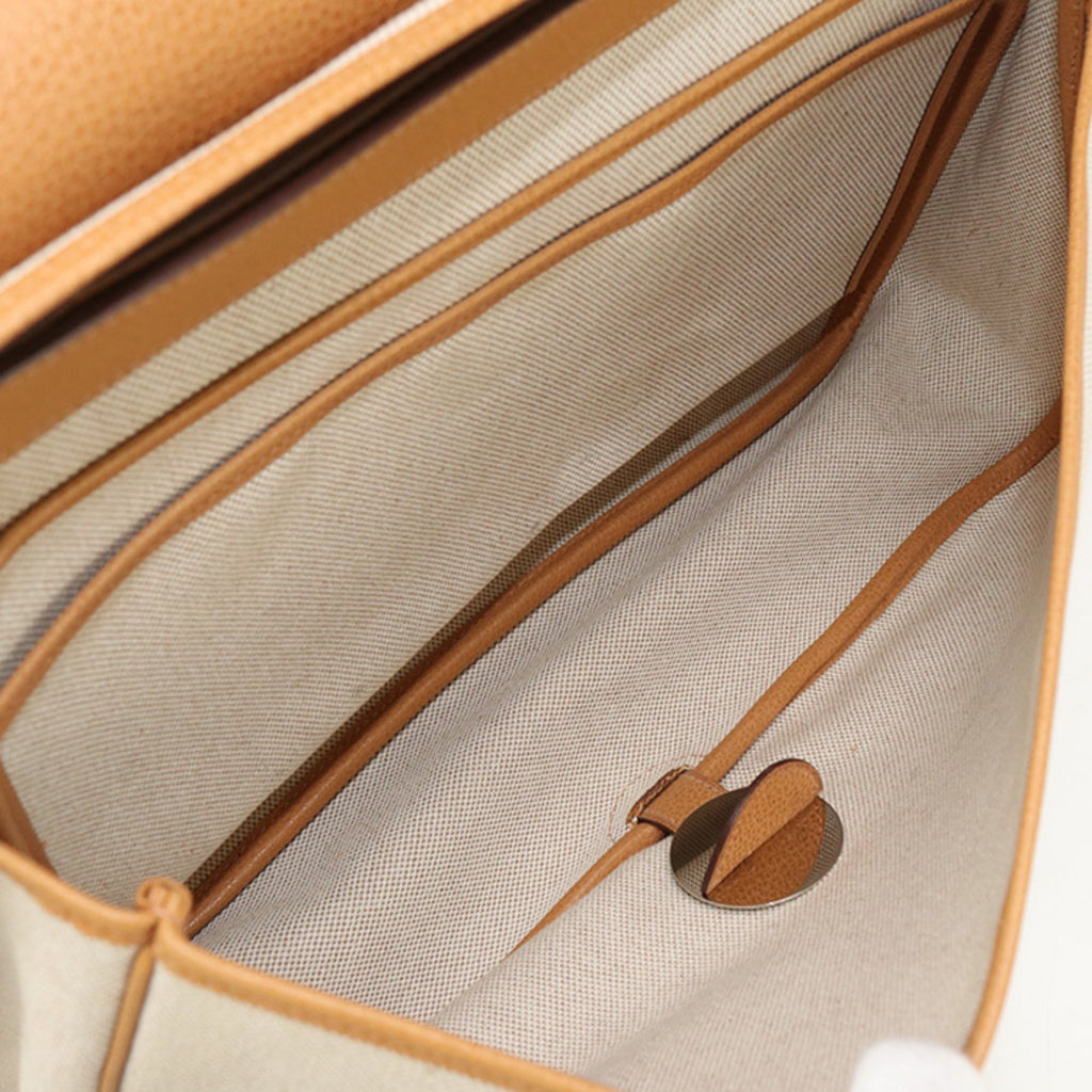 HMS Sac Colorado GM Shoulder Bag, Beige, with I Stamp