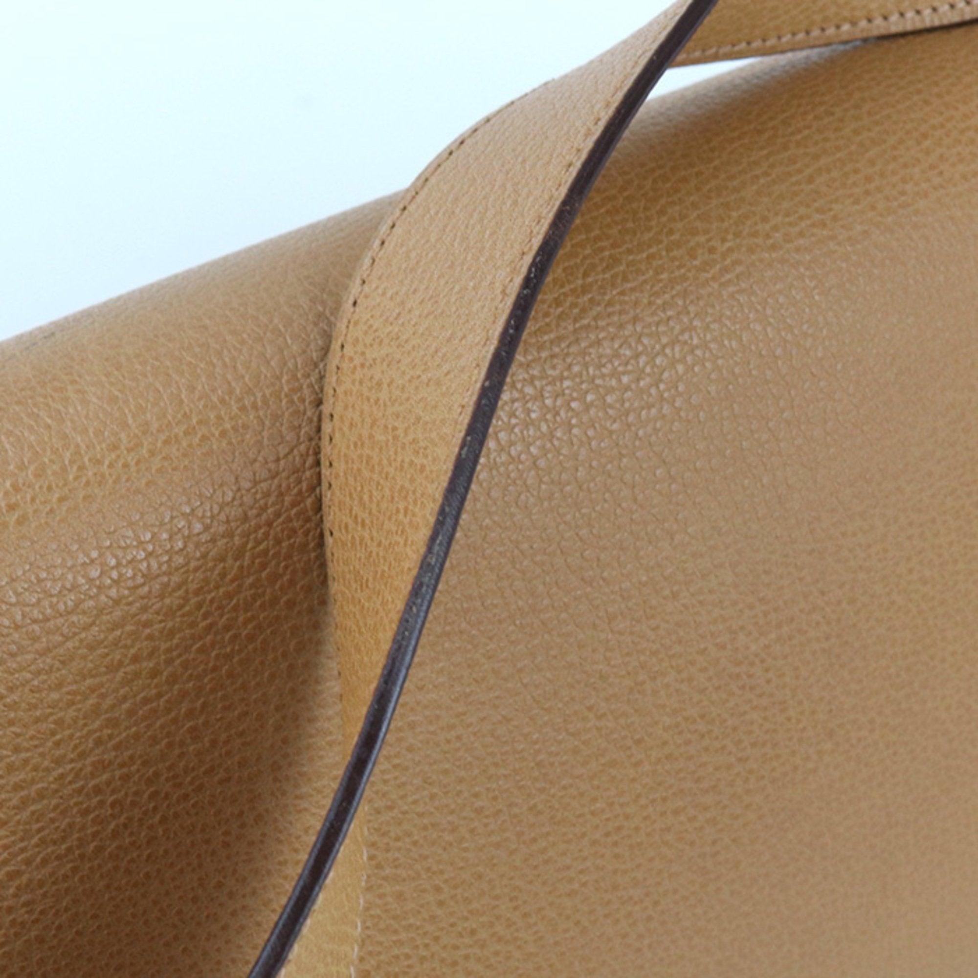 HMS Sac Colorado GM Shoulder Bag, Beige, with I Stamp