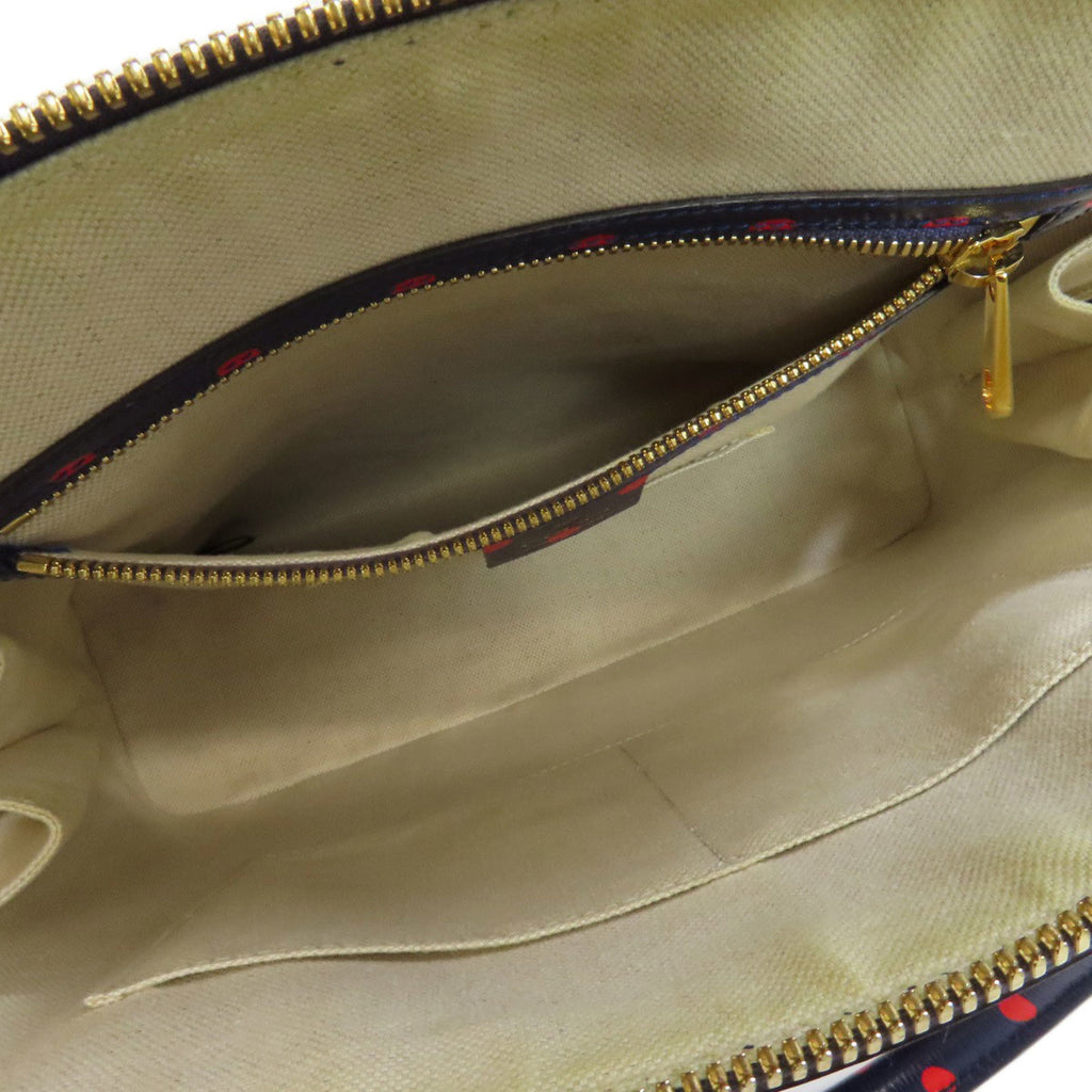 GCCI 620850 Horsebit Polka Dot Handbag Leather Women's GUCCI
