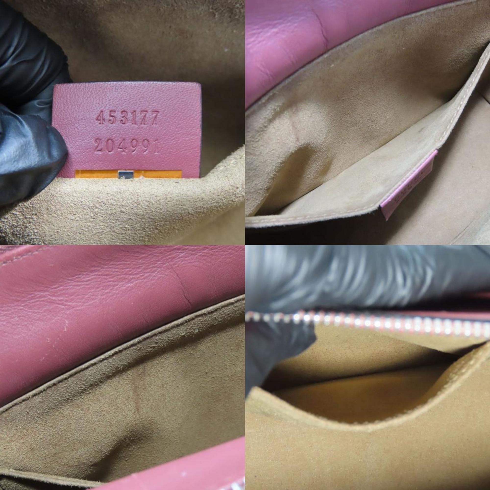 GCCI handbag 453177 GG Blooms Mini Supreme canvas beige red pink flower women's GUCCI