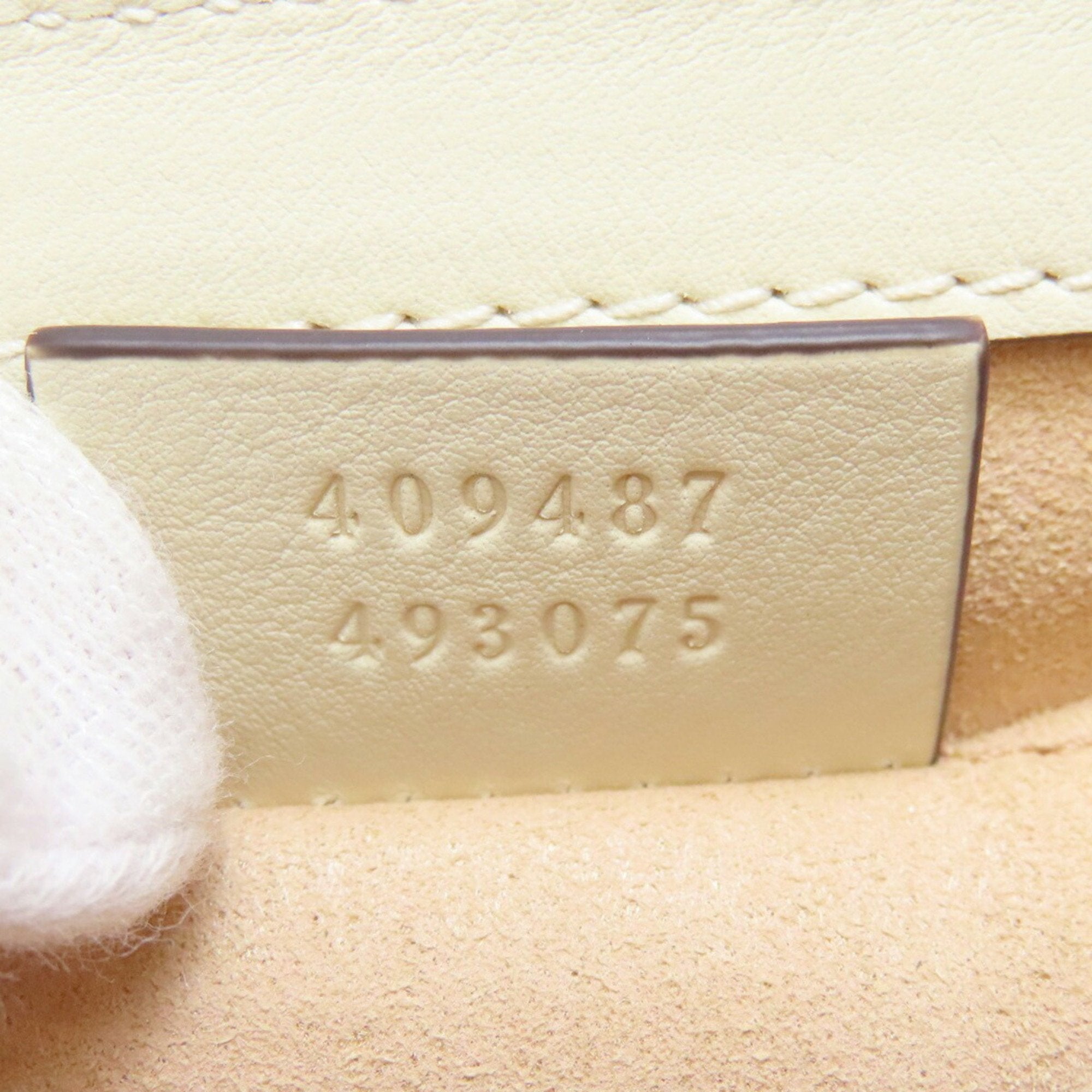 GCCI 409487 Small Padlock GG Supreme Shoulder Bag in PVC/Leather for Women