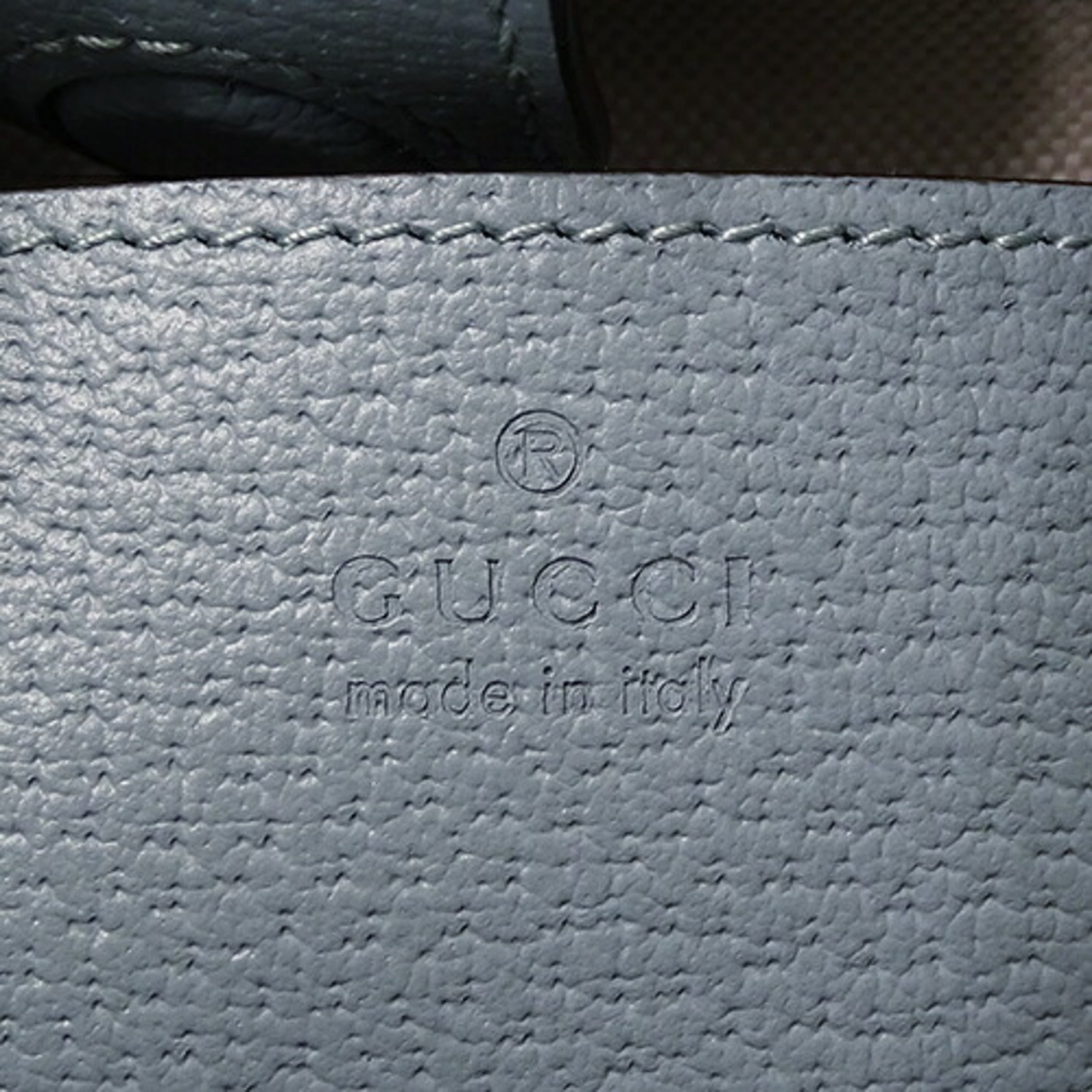 GCCI Women's Shoulder Bag Ophidia GG Supreme Dusty Blue 781402 Light