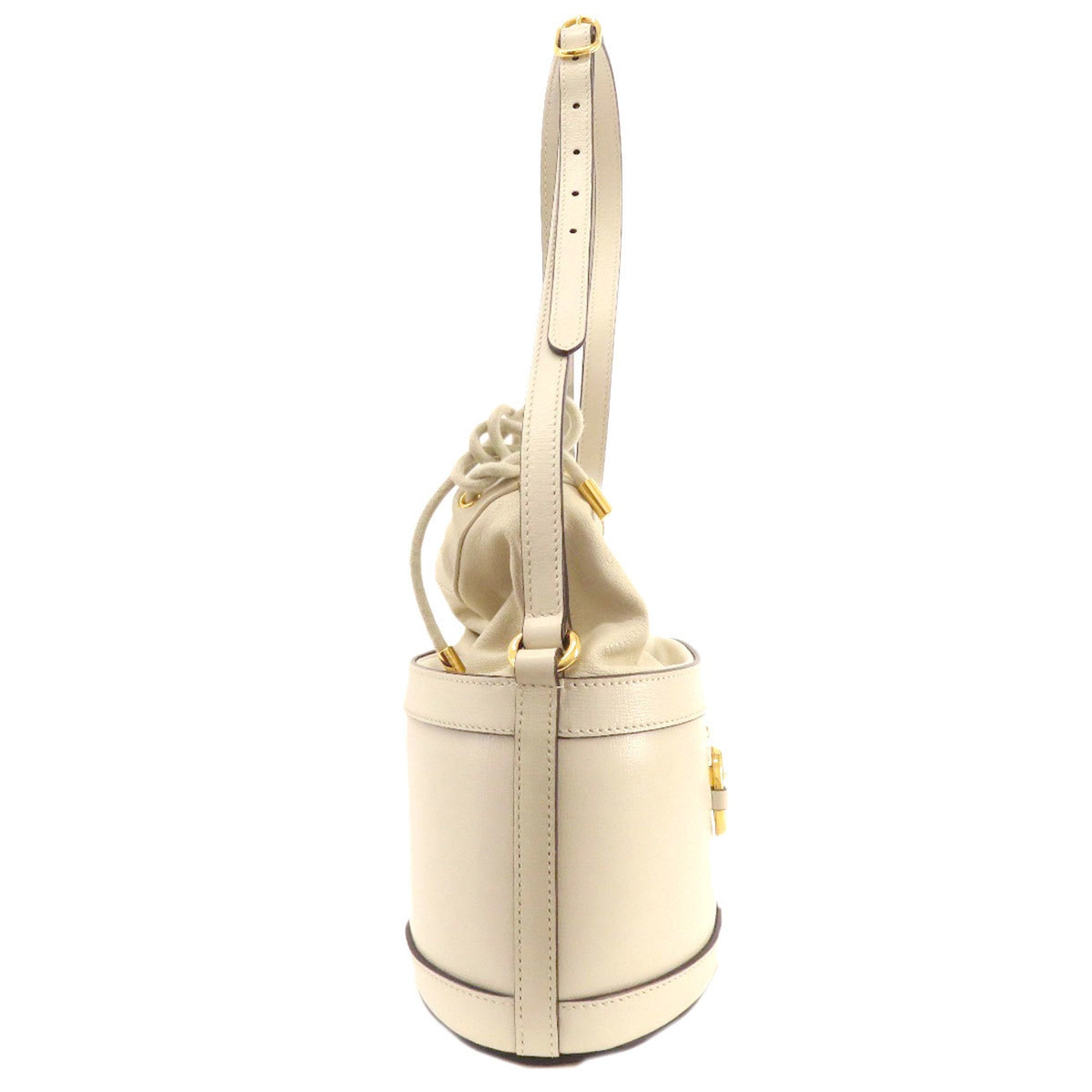 GCCI 602118 Horsebit Bucket Bag Tote Leather Women's GUCCI