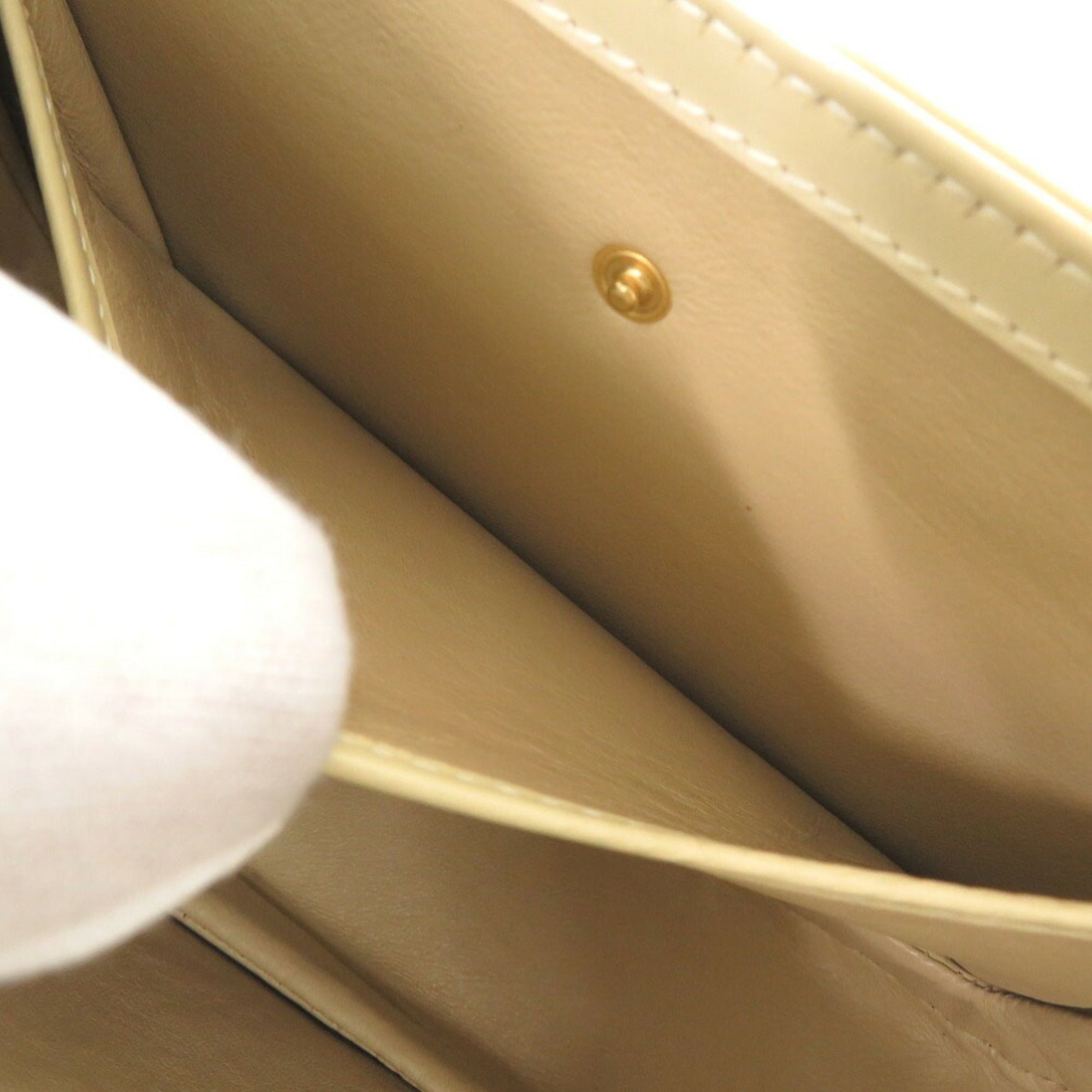 GCCI Bamboo 000 1364 0633 Leather White Handbag 0703GUCCI