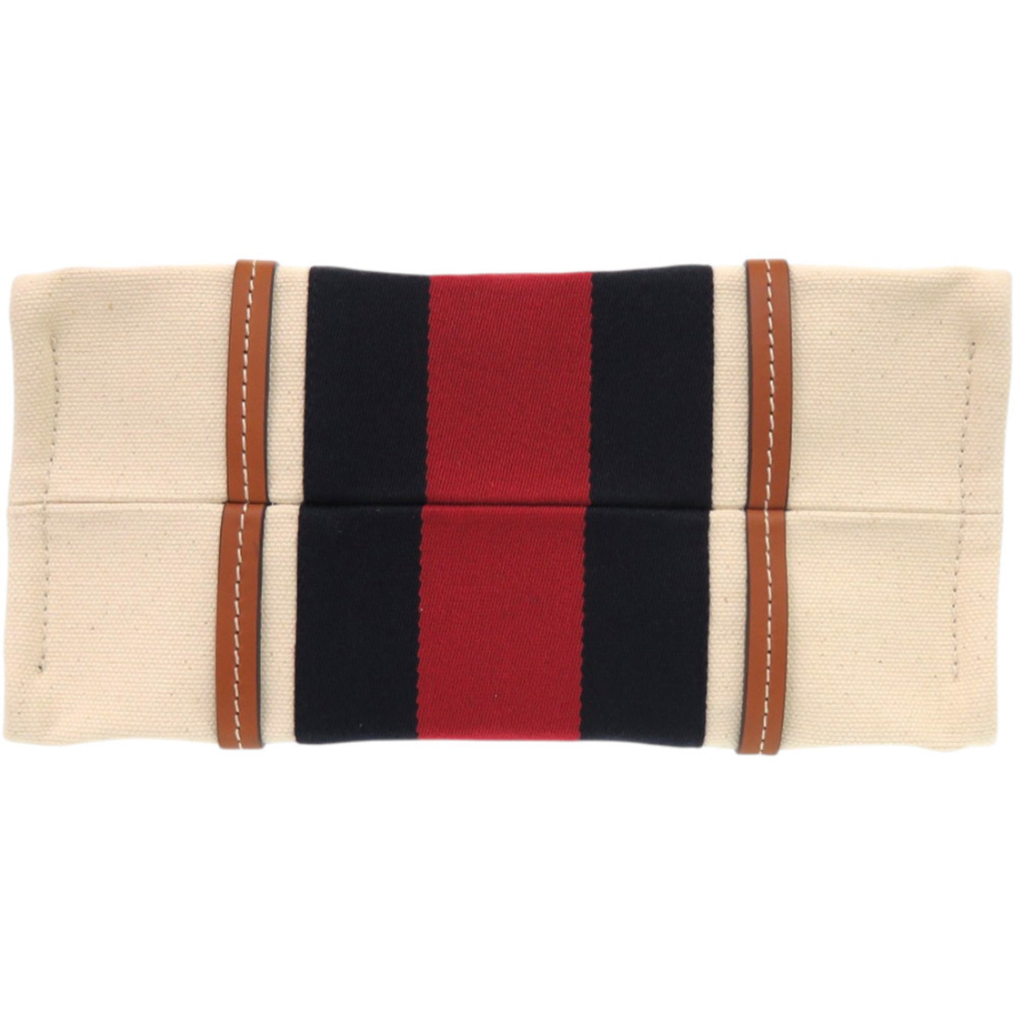 GCCI Like new Gucci 2-way Sherry Line Interlocking G Patch Canvas White Tote Bag 727728 0254 GUCCI