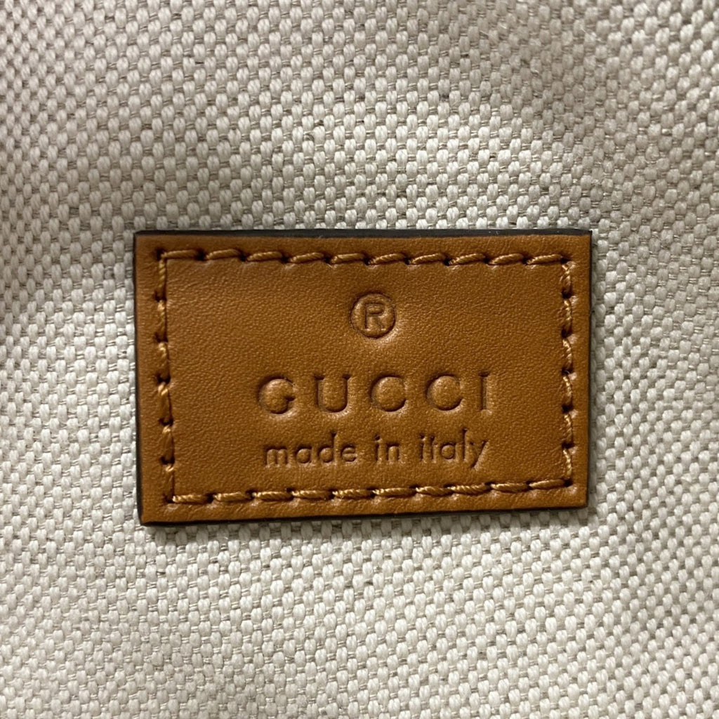 GCCI  Ophidia Mini GG Handbag 859975 Denim Blue Champagne 2-Way Bag for Women