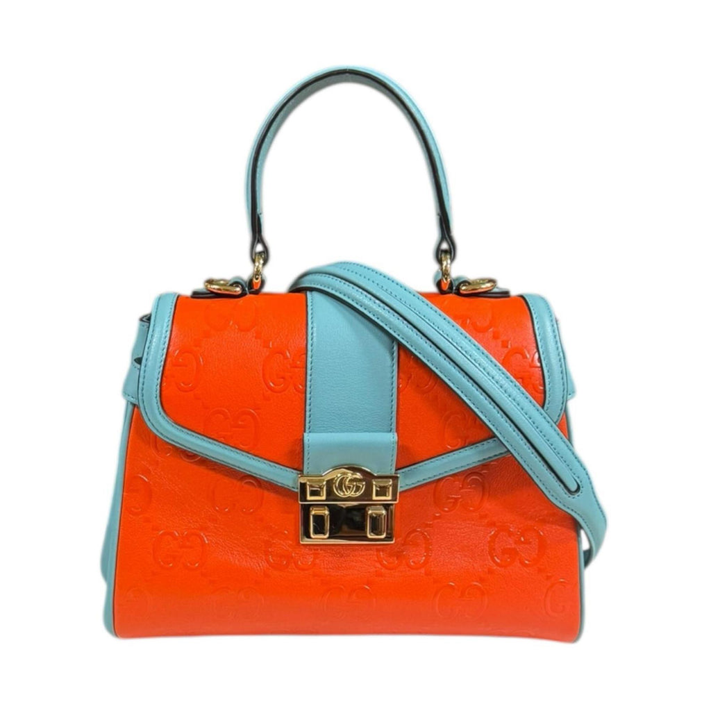 GCCI Small Shoulder Bag Leather 675791 Orange Women's GUCCI