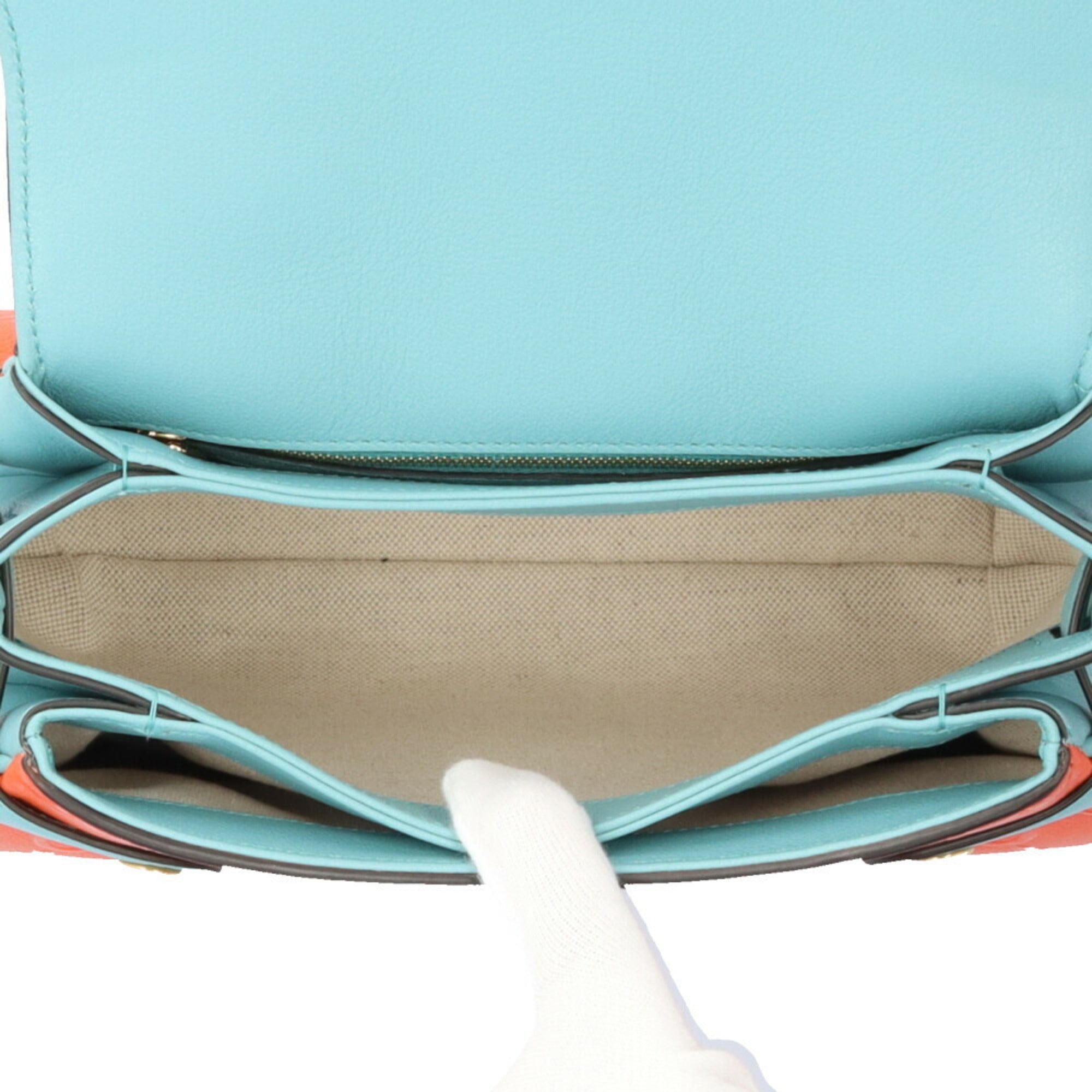 GCCI Small Shoulder Bag Leather 675791 Orange Women's GUCCI