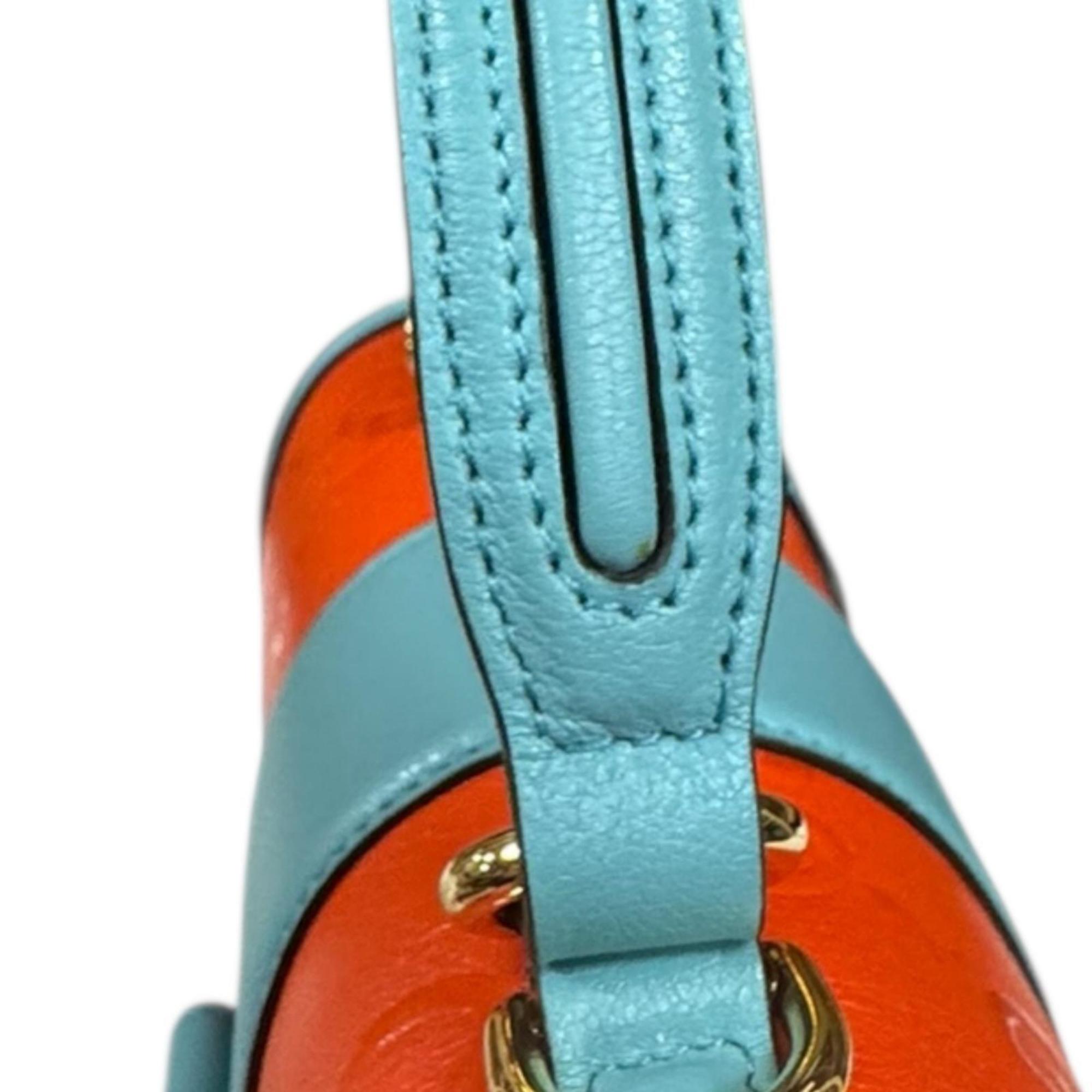 GCCI Small Shoulder Bag Leather 675791 Orange Women's GUCCI