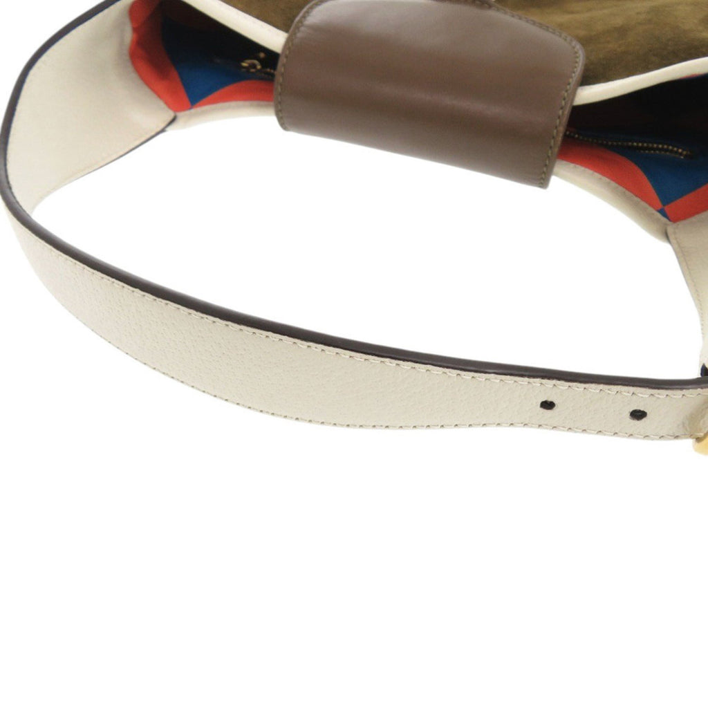 GCCI Like new Gucci Vault Vintage Jackie suede leather brown and khaki shoulder bag 1220 GUCCI