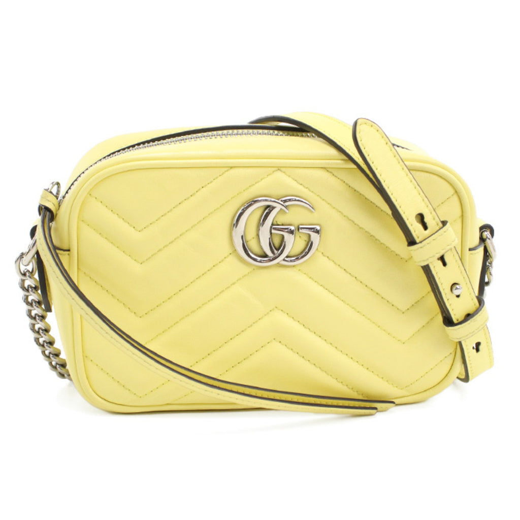 GCCI GG Marmont Shoulder Bag GU93319 634936 Mini Camera Women's Yellow