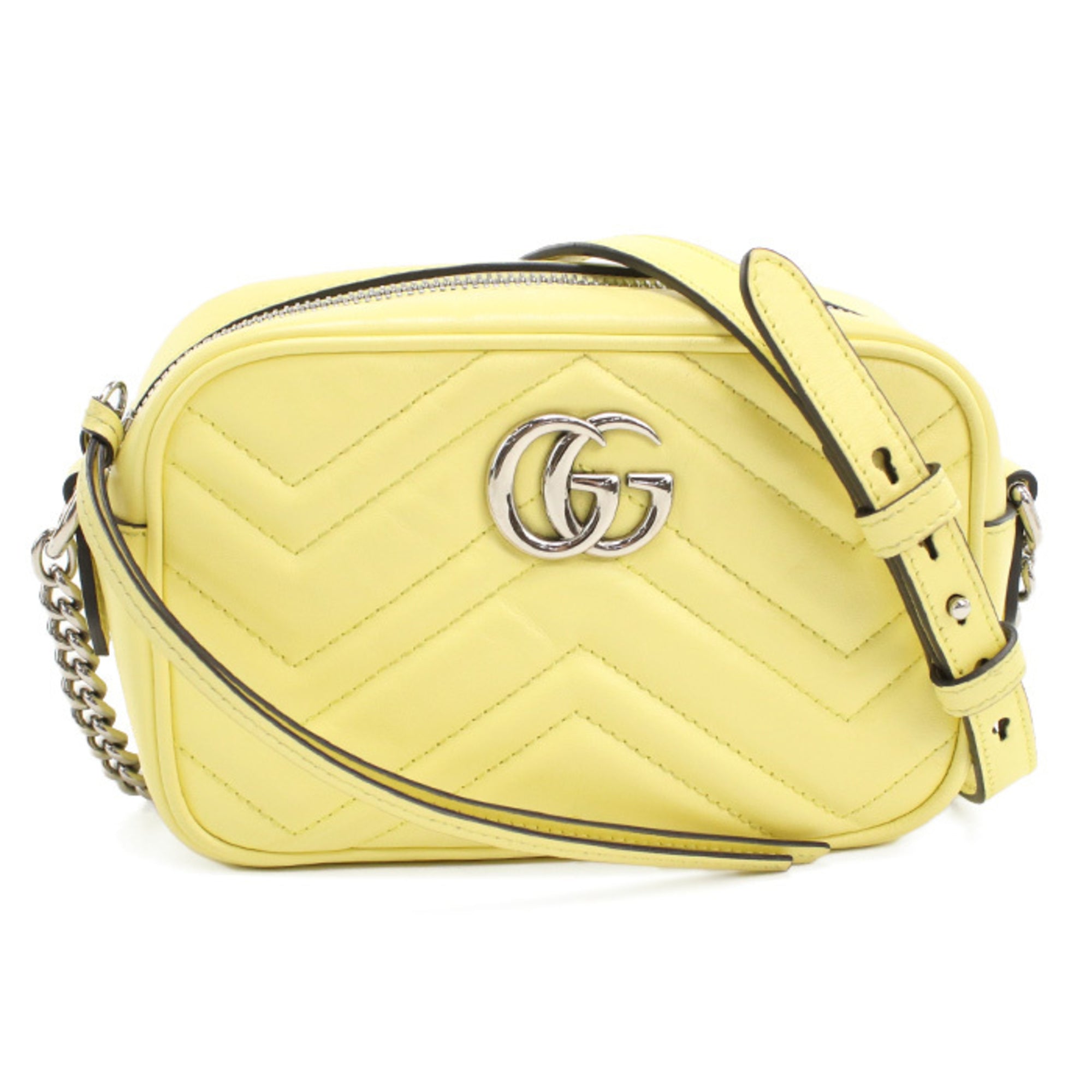 GCCI GG Marmont Shoulder Bag GU93319 634936 Mini Camera Women's Yellow