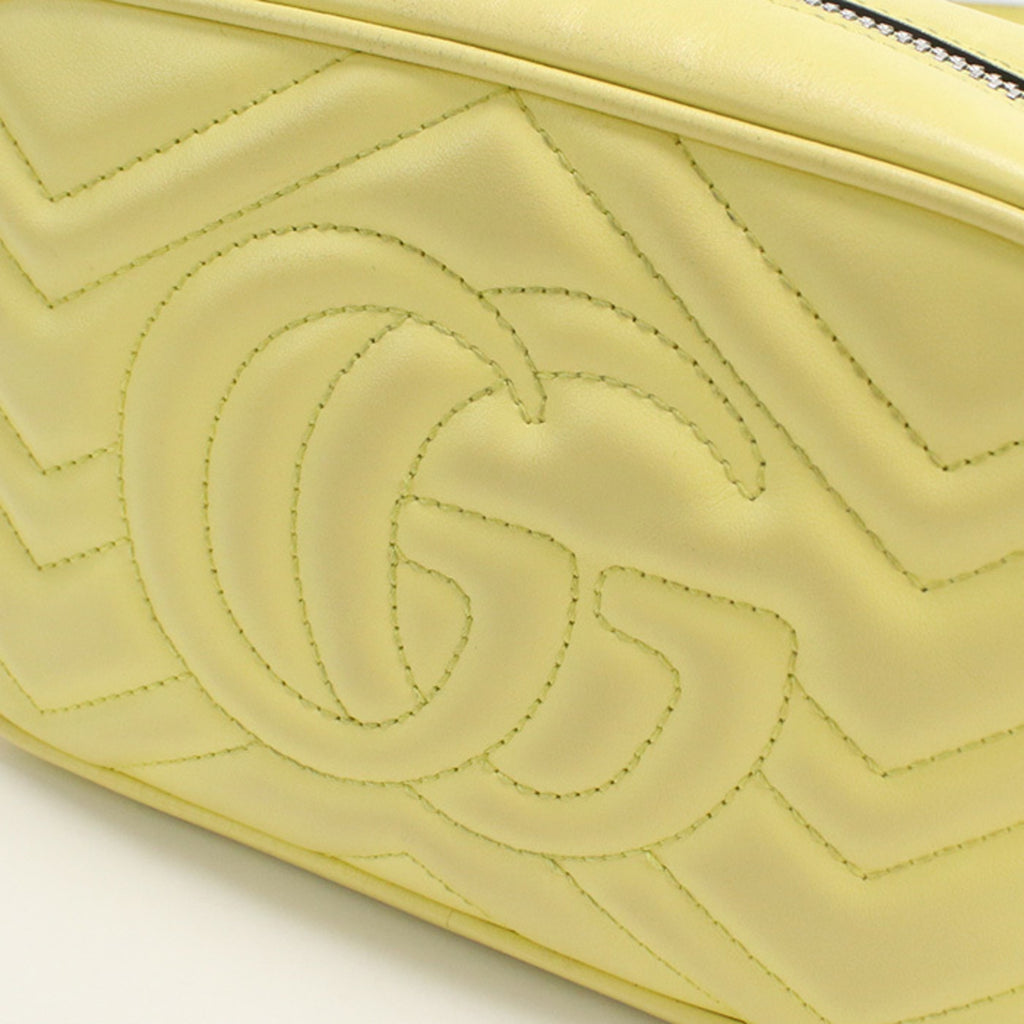 GCCI GG Marmont Shoulder Bag GU93319 634936 Mini Camera Women's Yellow