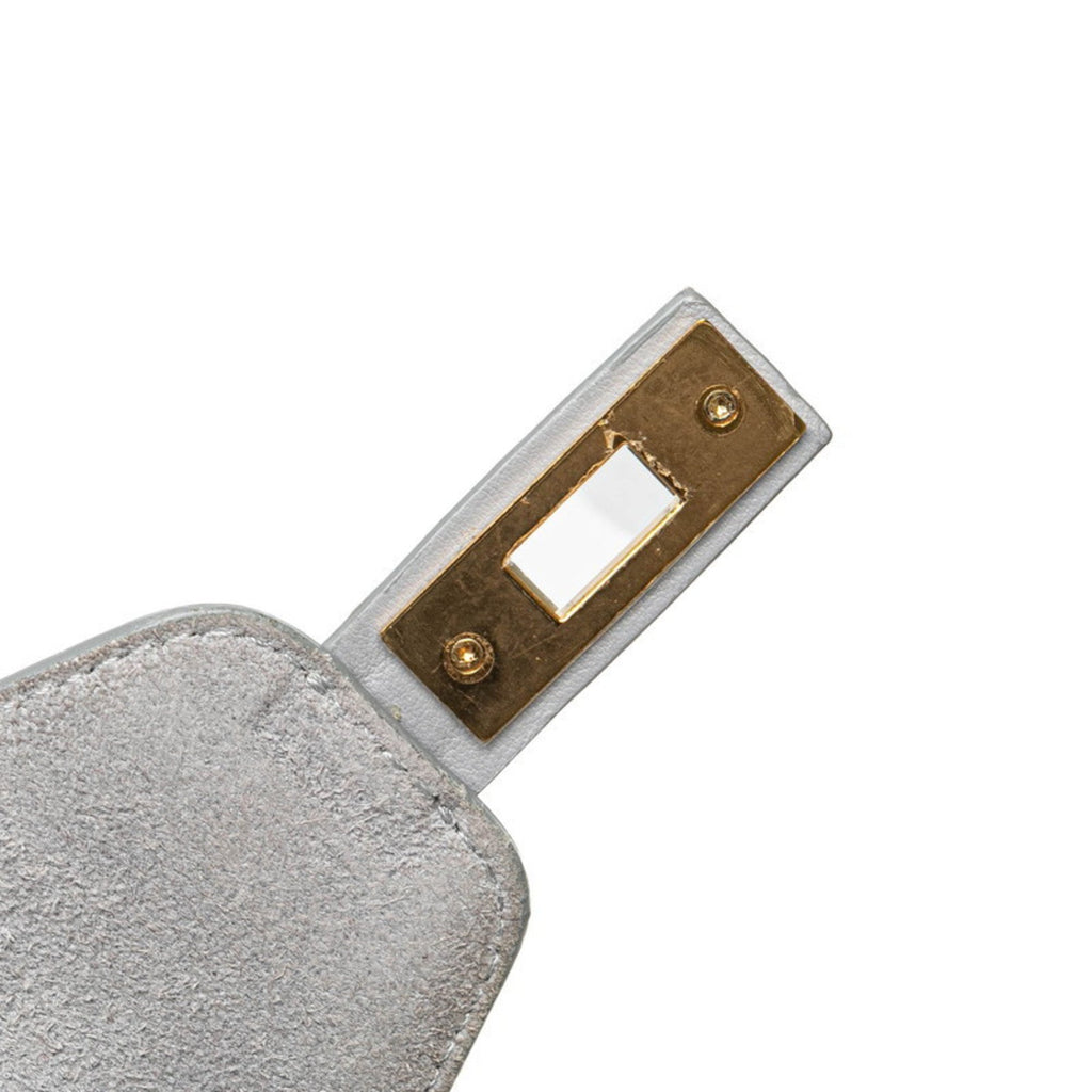 CLNI Teen Soft 16 Cèze Crossbody Shoulder Bag in Light Gray Leather for Women