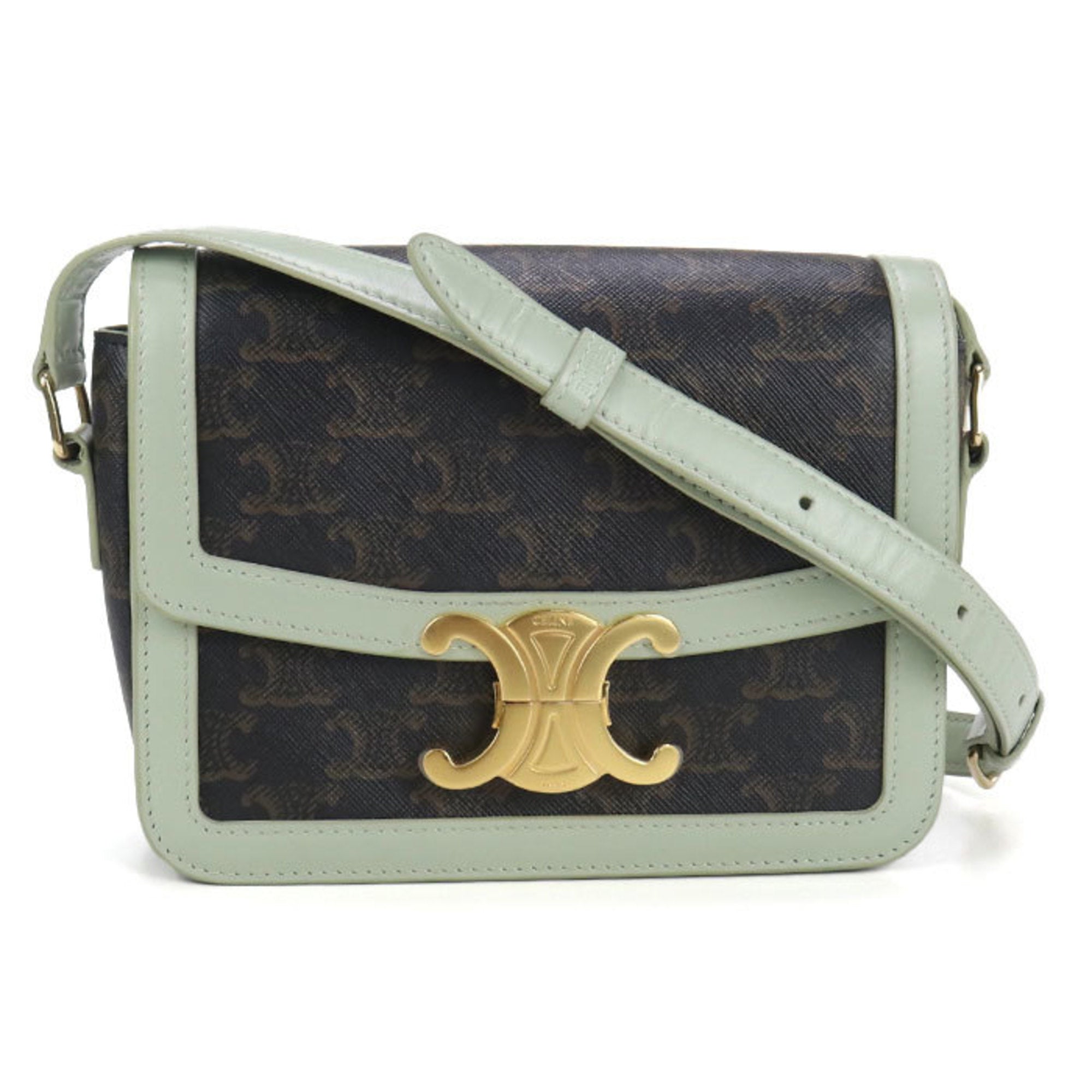 CLNI Triomphe Canvas Shoulder Bag, Women's, Brown