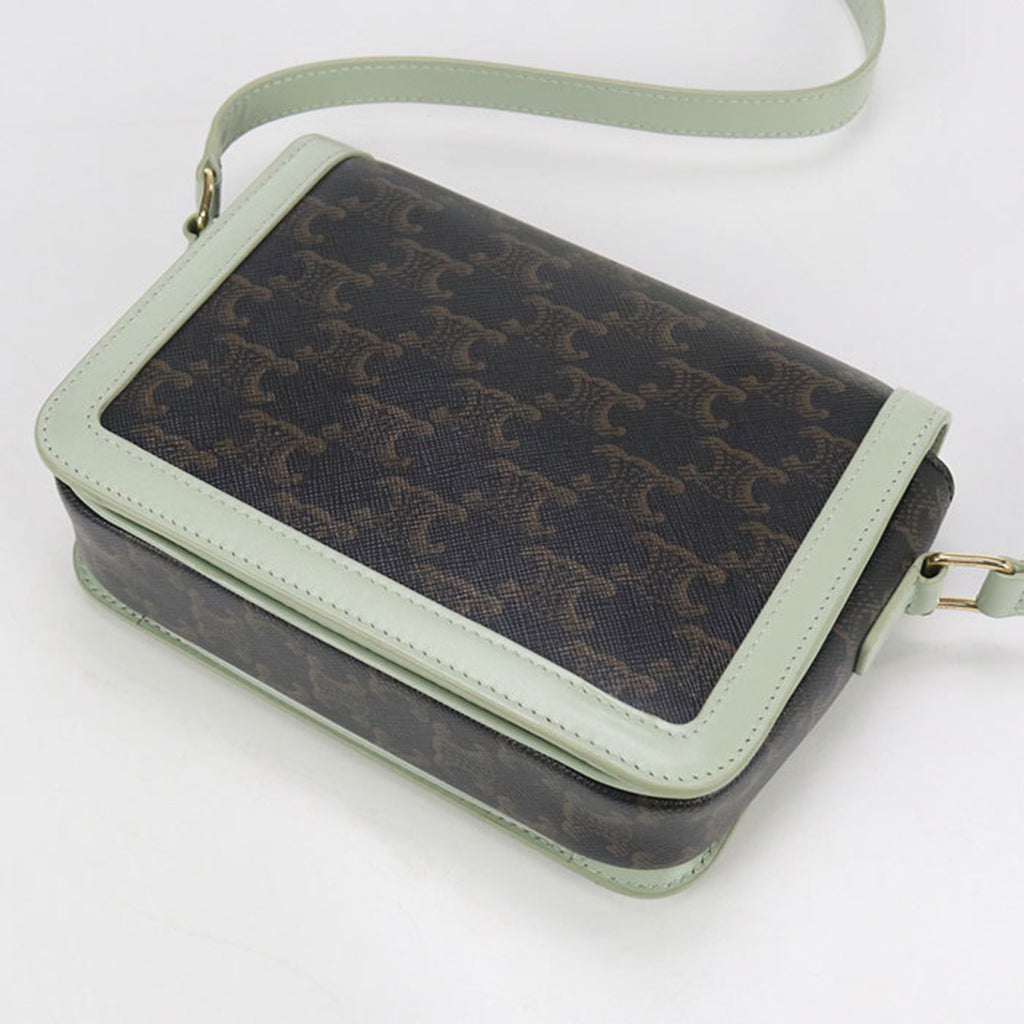 CLNI Triomphe Canvas Shoulder Bag, Women's, Brown