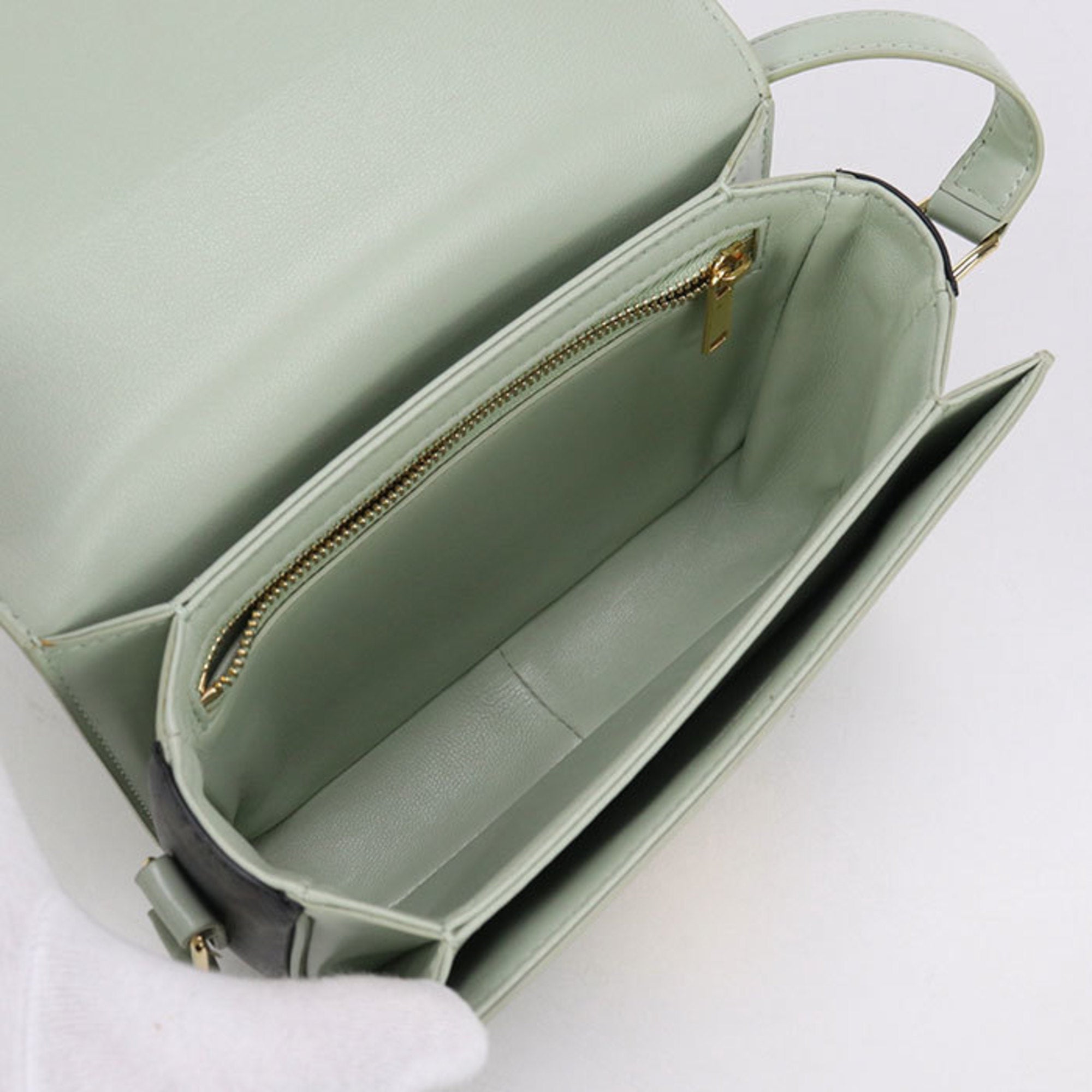 CLNI Triomphe Canvas Shoulder Bag, Women's, Brown