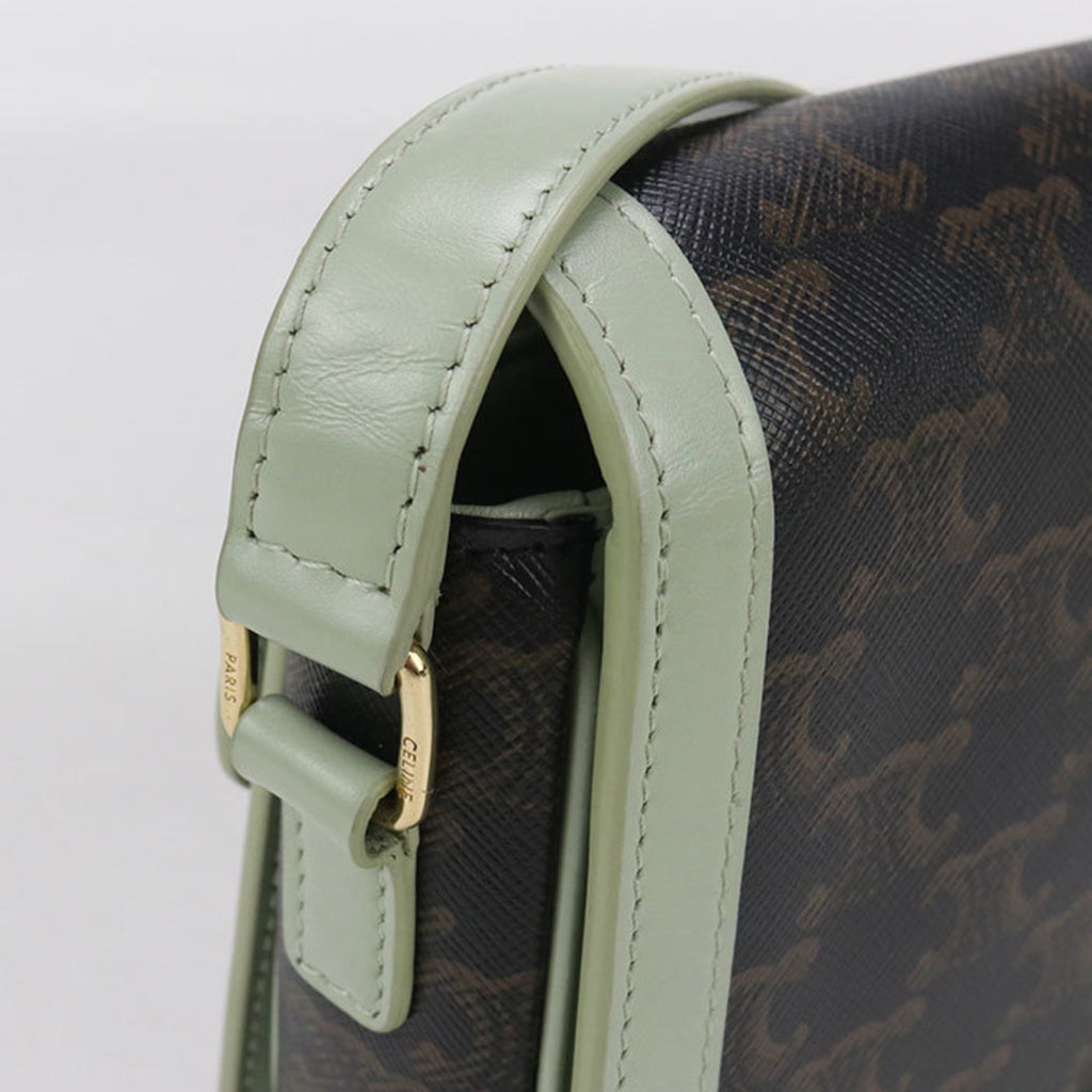 CLNI Triomphe Canvas Shoulder Bag, Women's, Brown