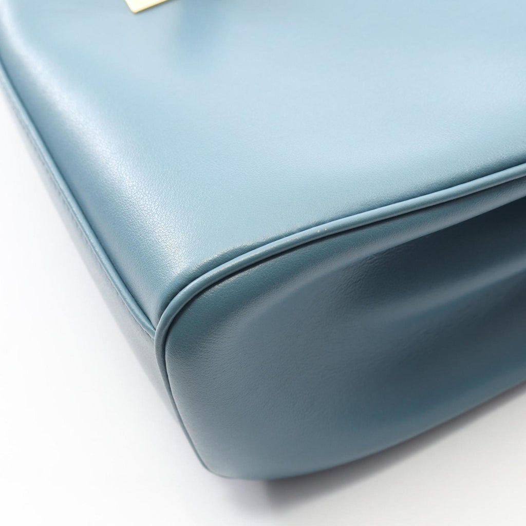 CLNI Teen Soft 16 Shoulder Bag, Leather, Women's, Blue, 196853