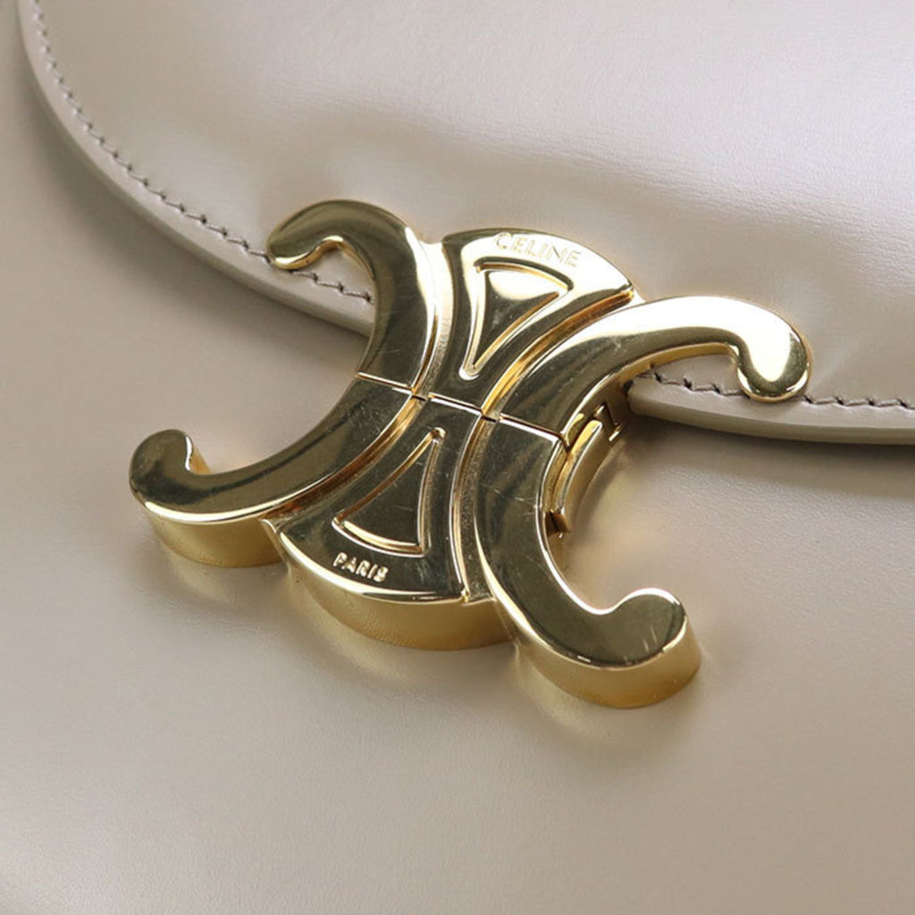 CLNI Triomphe Crossbody Shoulder Bag, Women's, Beige