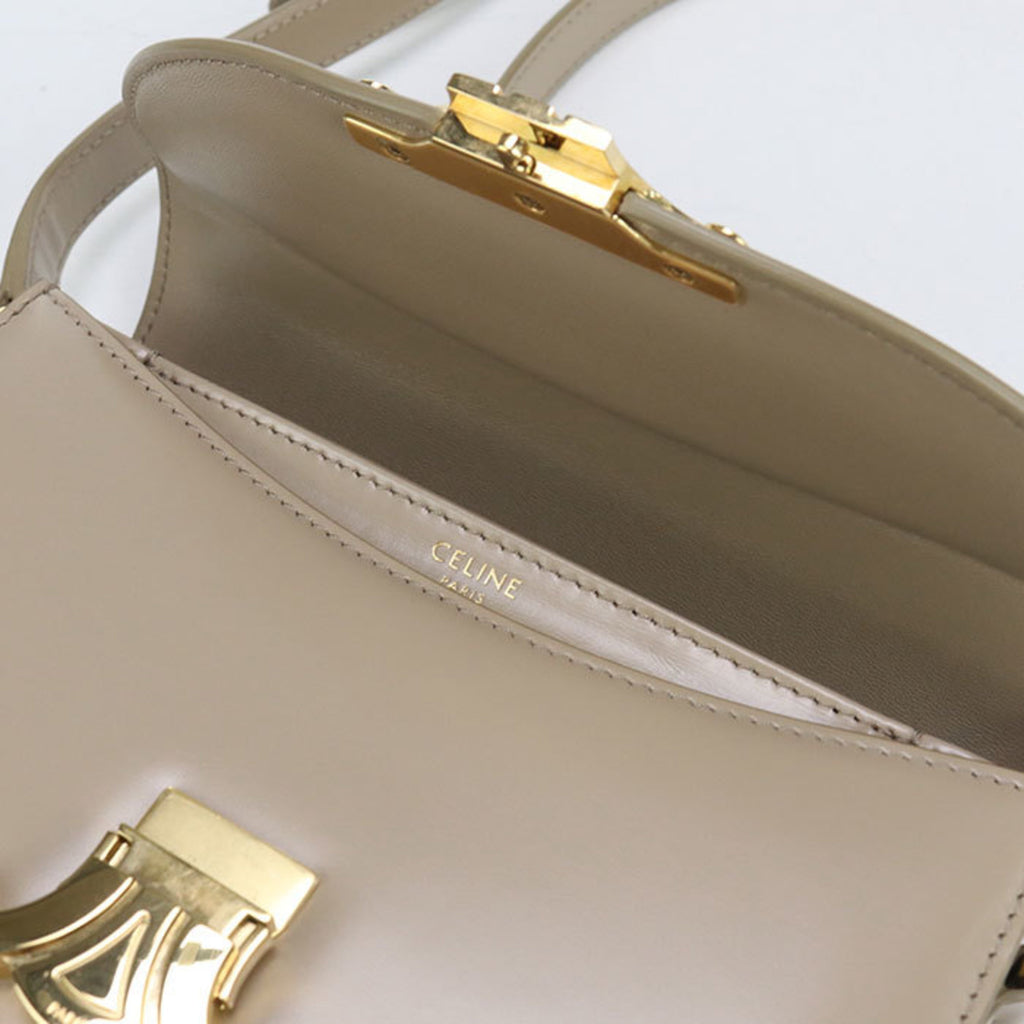 CLNI Triomphe Crossbody Shoulder Bag, Women's, Beige