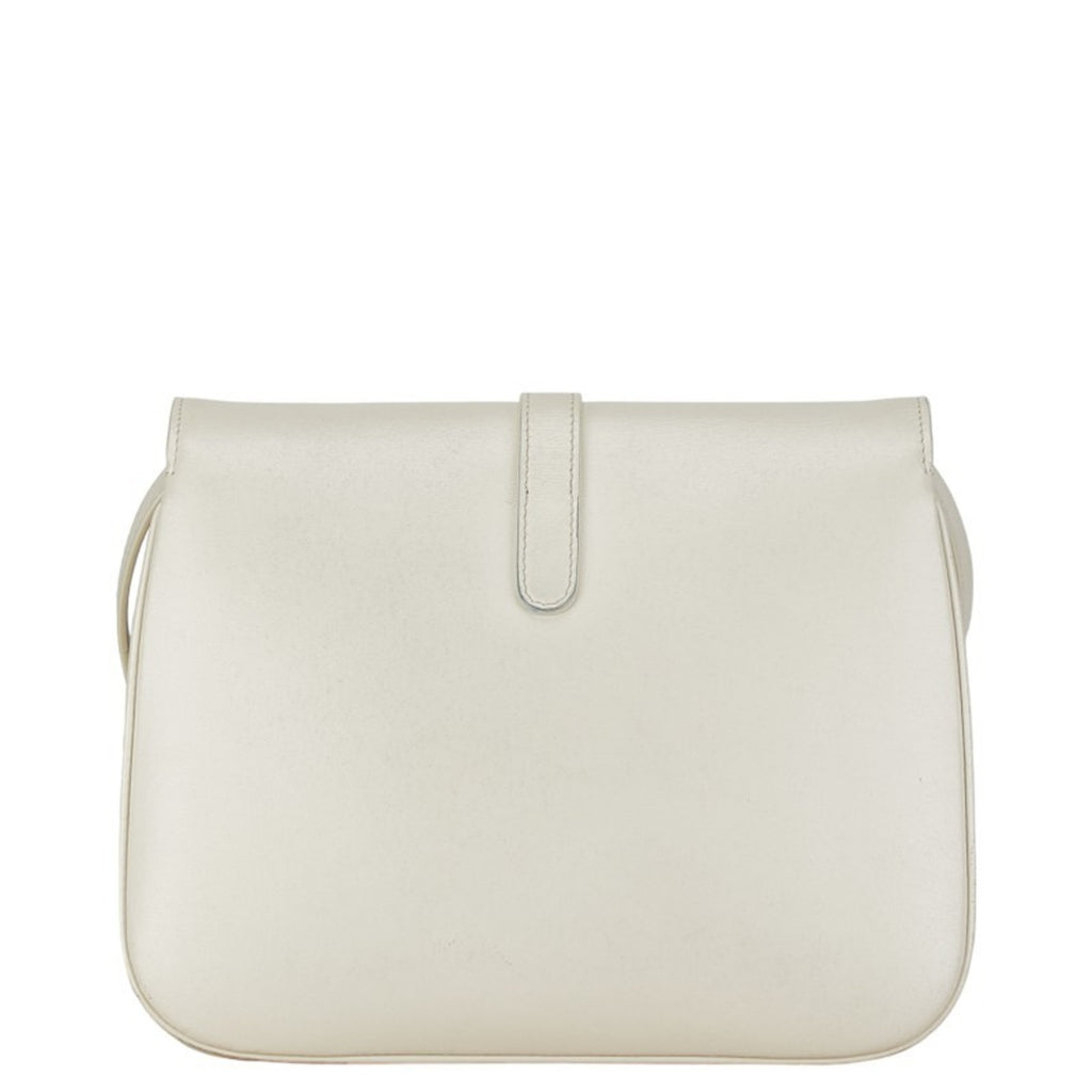 CLNI Medium Taboo Shoulder Bag White Leather Women's