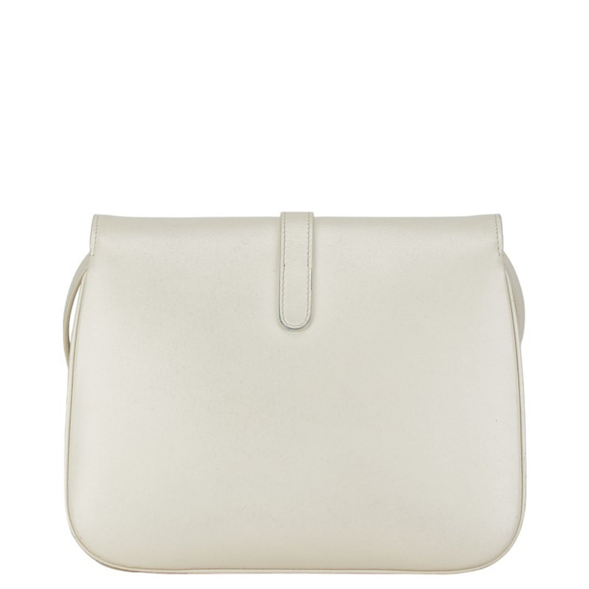 CLNI Medium Taboo Shoulder Bag White Leather Women's