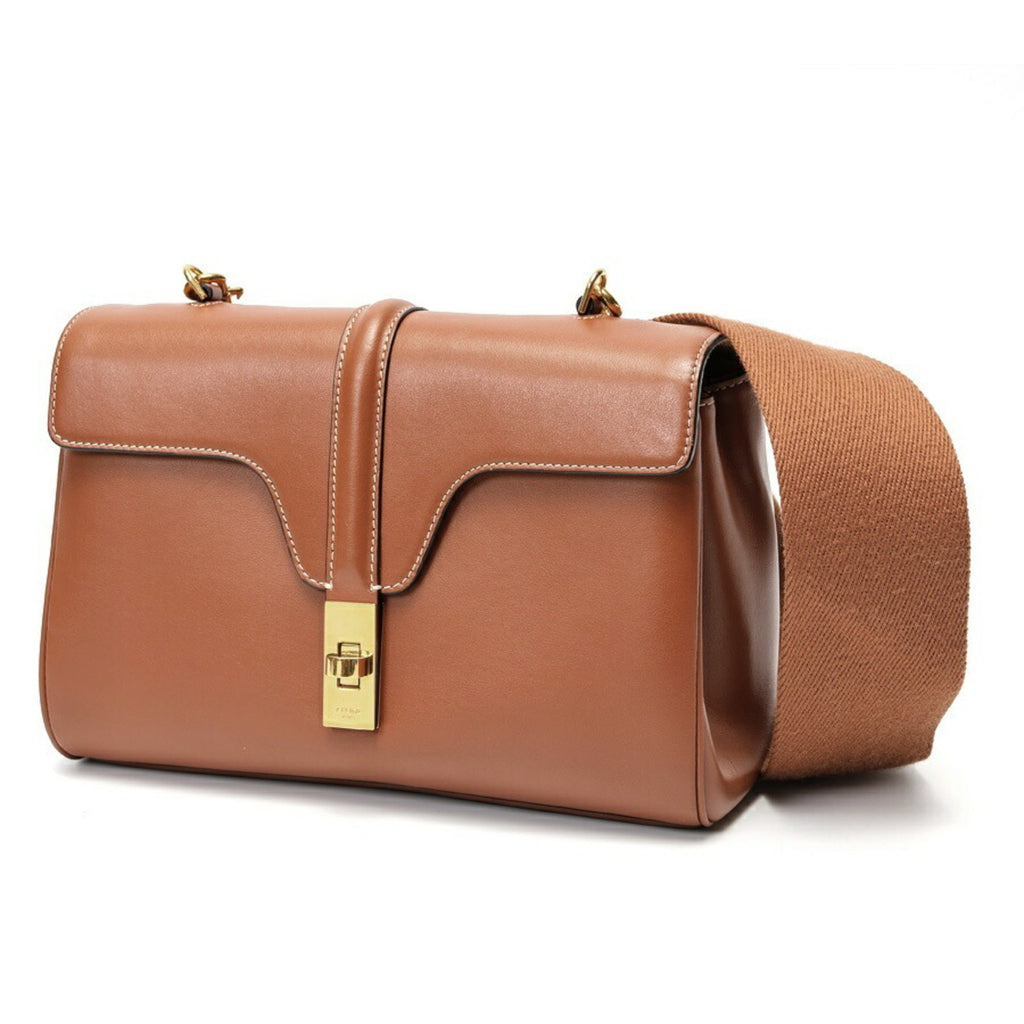 CLNI Teen Soft 16 (Ceze) Shoulder Bag 196853CR4.04LU Calfskin Tan S-158969