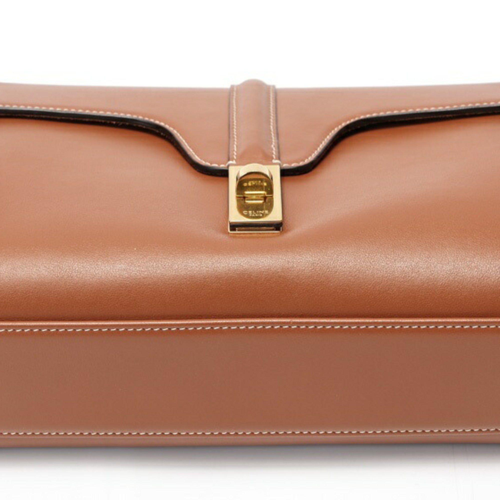 CLNI Teen Soft 16 (Ceze) Shoulder Bag 196853CR4.04LU Calfskin Tan S-158969