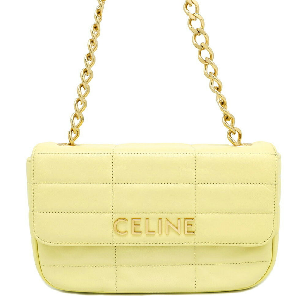 CLNI Chain Shoulder Bag Monochrome 111273 CELINE Black