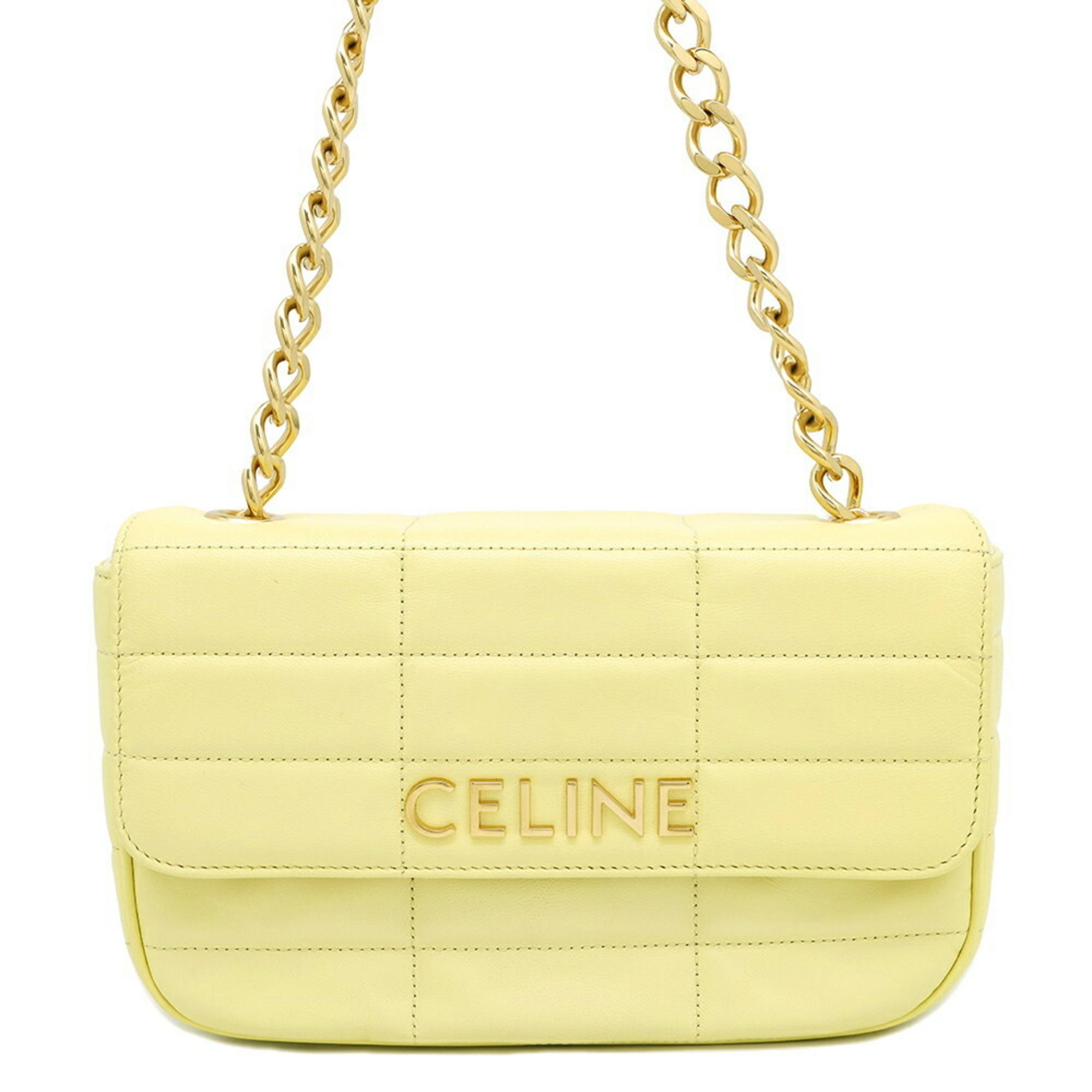 CLNI Chain Shoulder Bag Monochrome 111273 CELINE Black
