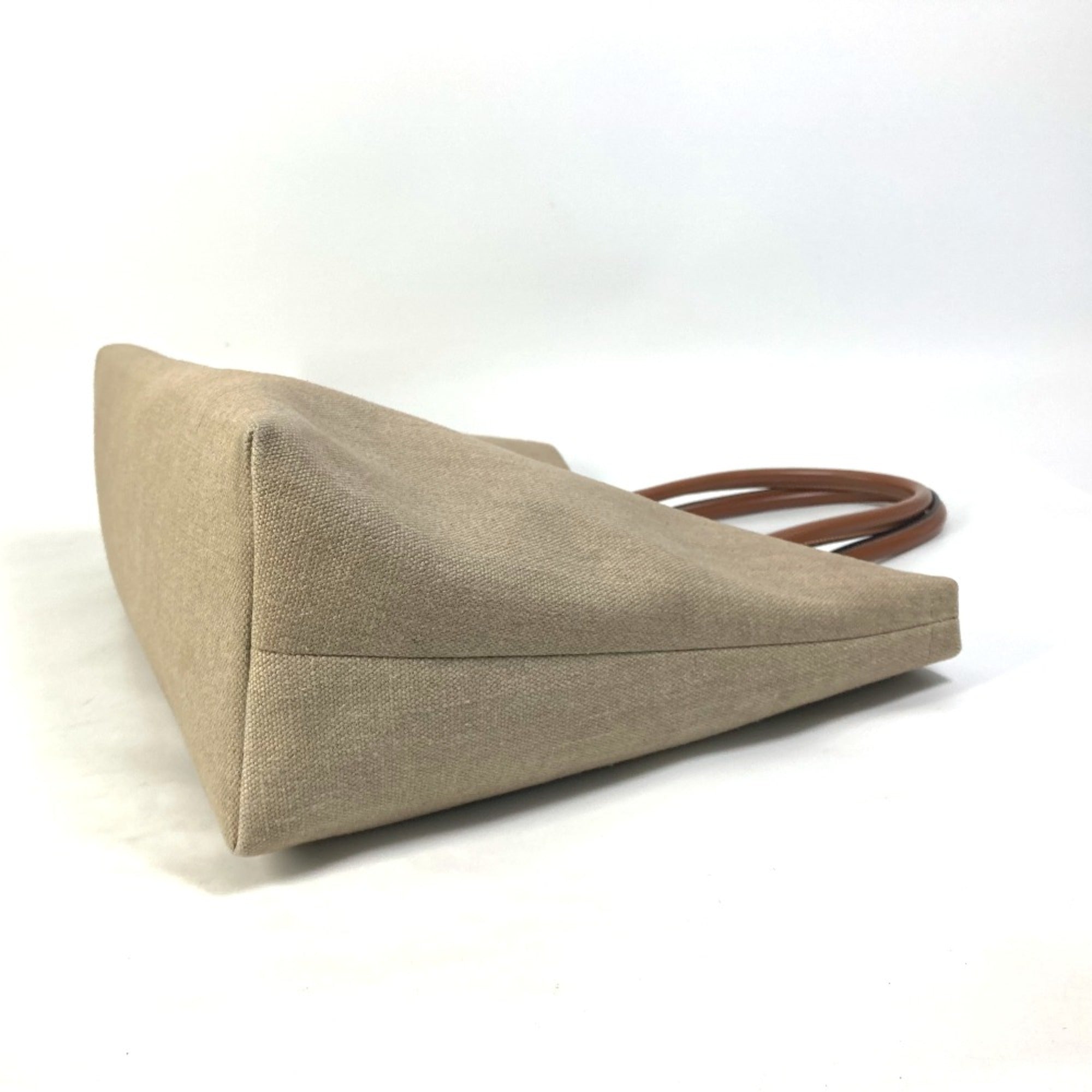 CLNI 19006 Shoulder Logo Tote Bag Shoulder Bag Brown