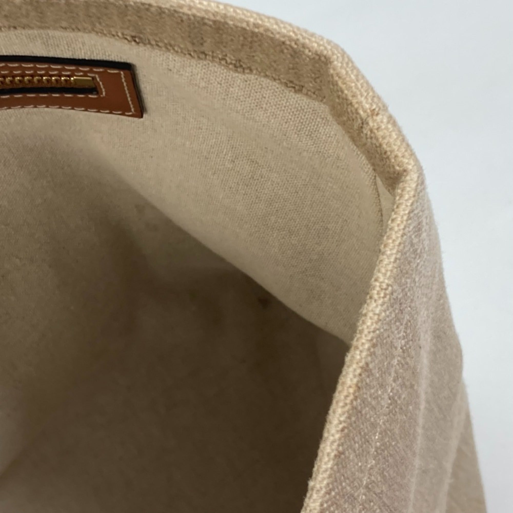 CLNI 19006 Shoulder Logo Tote Bag Shoulder Bag Brown