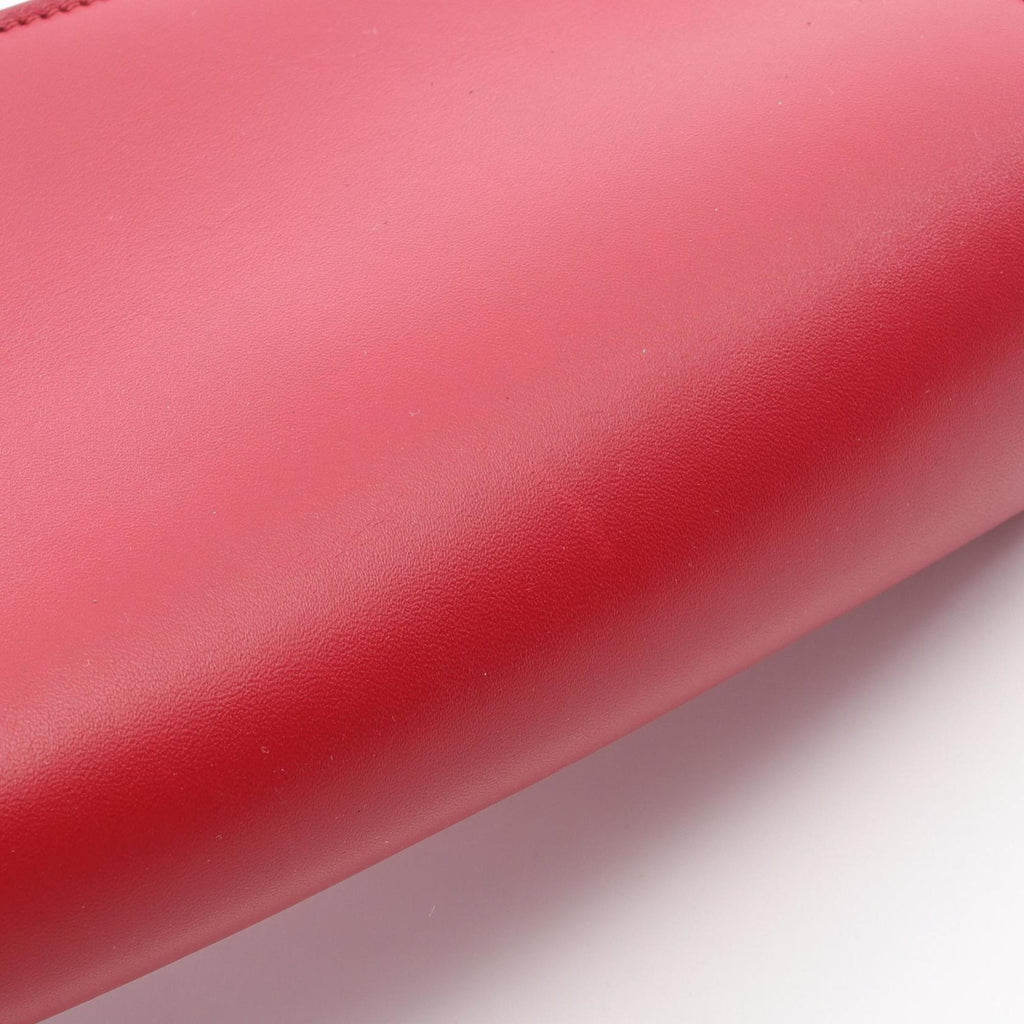 CLNI Cuir Triomphe Shoulder Bag, Leather, Women's, Red