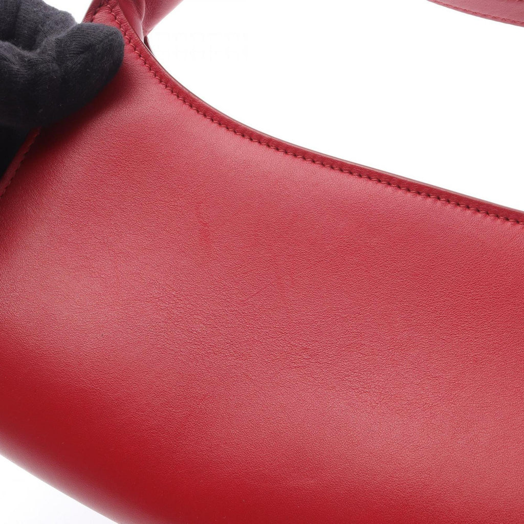 CLNI Cuir Triomphe Shoulder Bag, Leather, Women's, Red