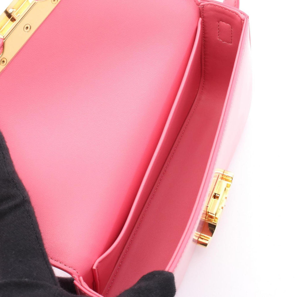 CLNI Claude Triomphe shoulder bag, leather, women's, pink