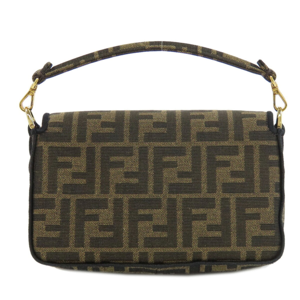 FDI Zucca pattern shoulder bag canvas for women