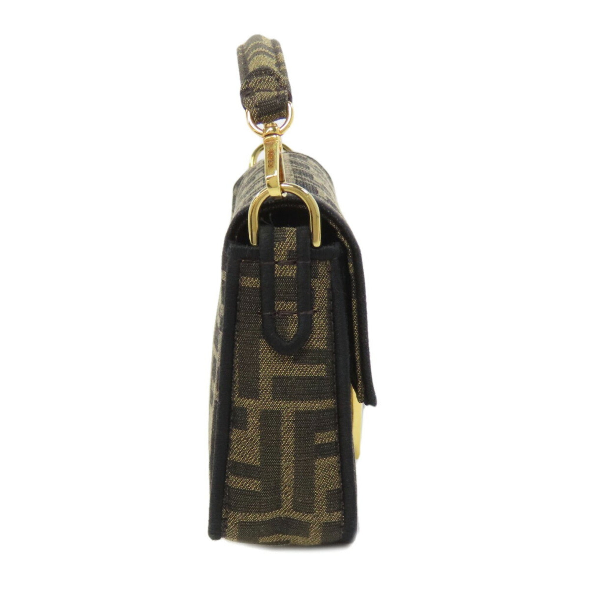 FDI Zucca pattern shoulder bag canvas for women